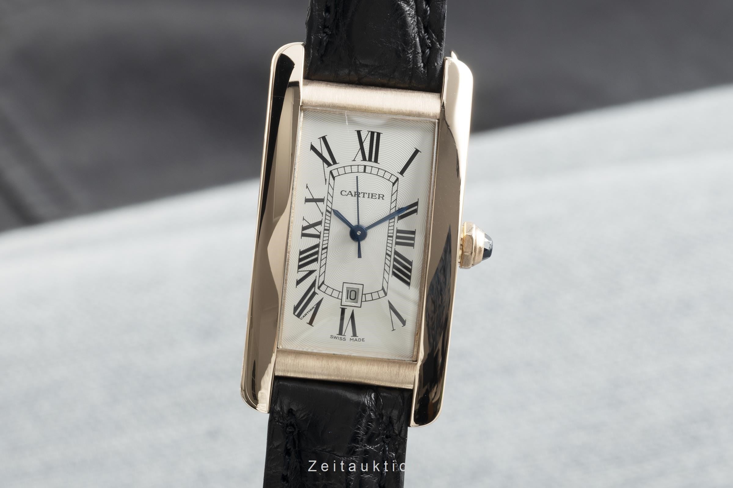 Cartier Tank Américaine 18 ct red gold automatic men's watch W2620030, 2504 LP: 13900EUR  [2109662]