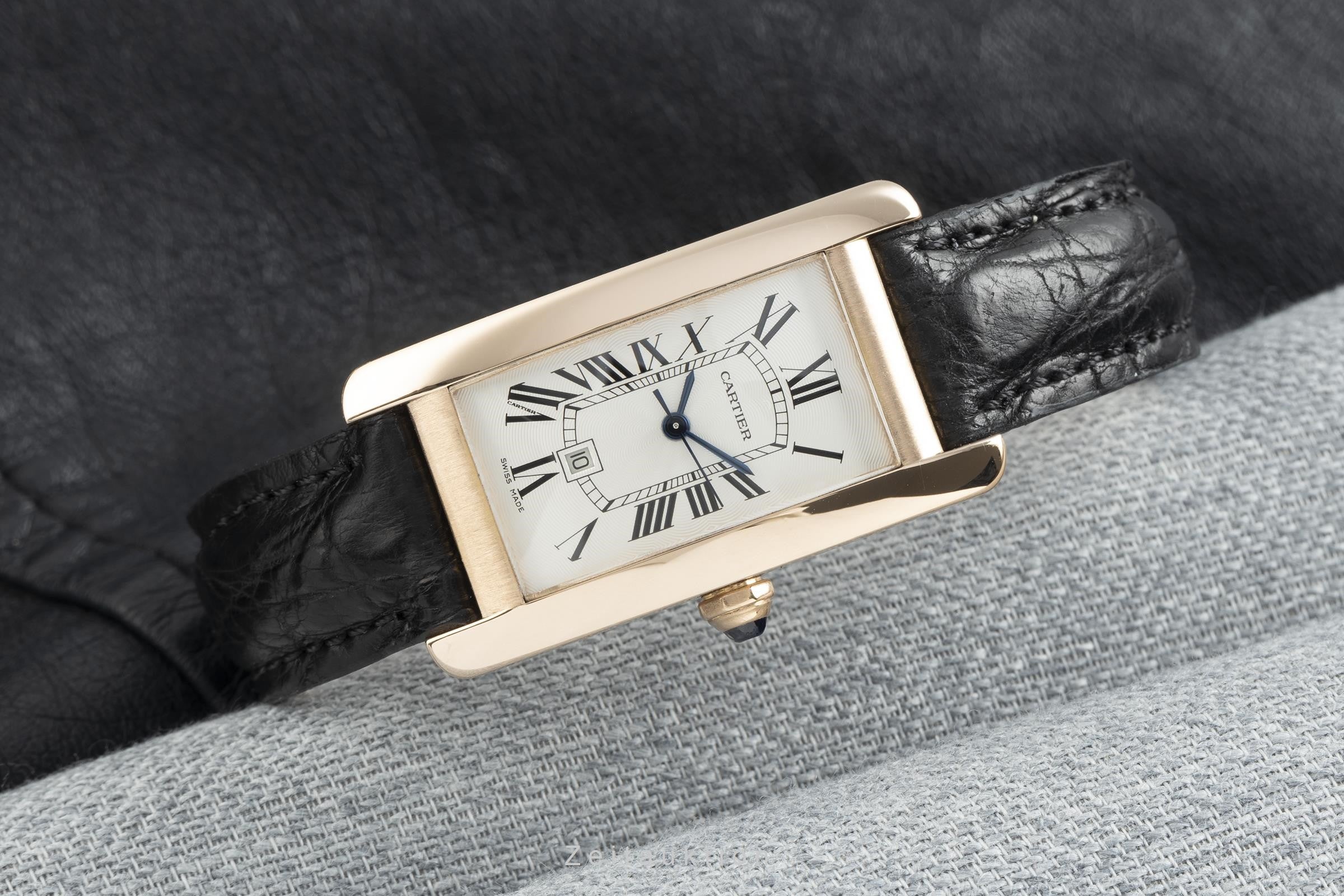 Cartier Tank Américaine 18 ct red gold automatic men's watch W2620030, 2504 LP: 13900EUR  [2109662]