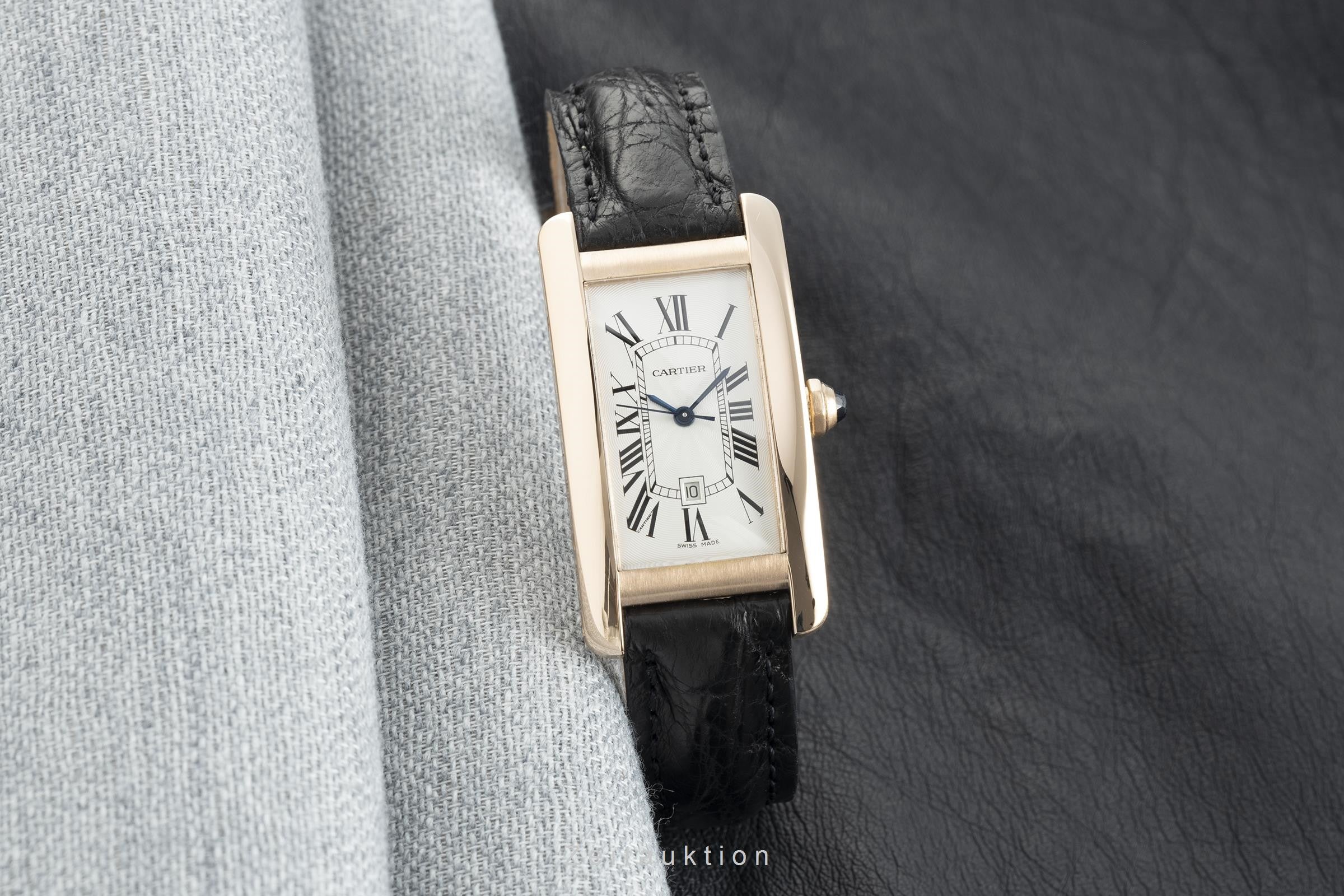 Cartier Tank Américaine 18 ct red gold automatic men's watch W2620030, 2504 LP: 13900EUR  [2109662]