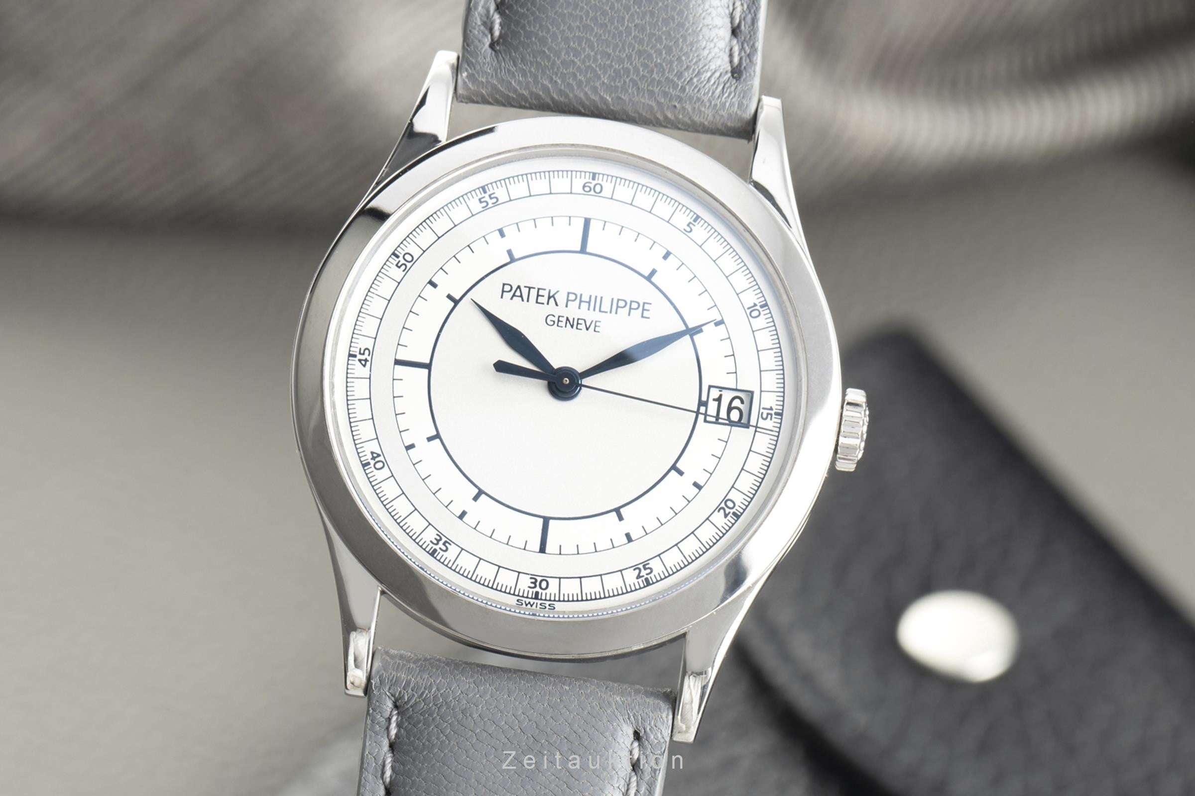 Patek Philippe Calatrava 18 ct white gold automatic men's watch 5296 LP: 32650EUR  [2109773]