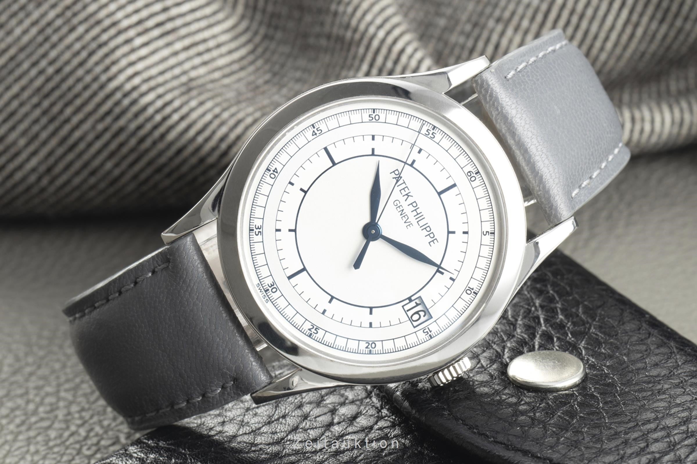 Patek Philippe Calatrava 18 ct white gold automatic men's watch 5296 LP: 32650EUR  [2109773]