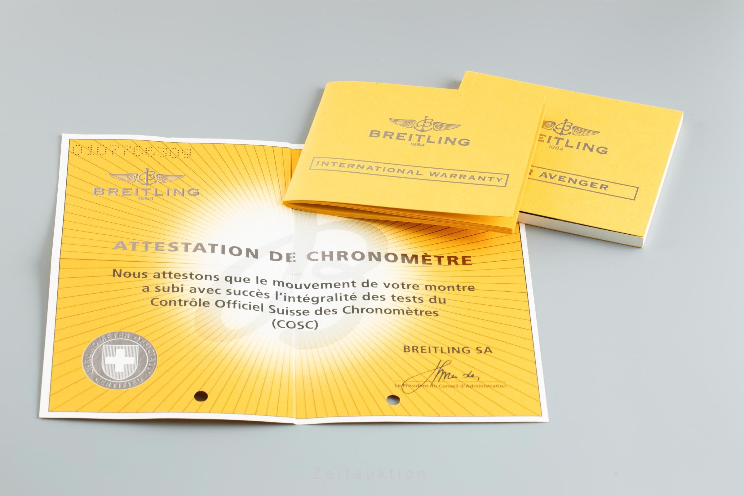 Breitling Super Avenger chronograph steel automatic men's watch A13370 LP: 5700EUR  [2109780]