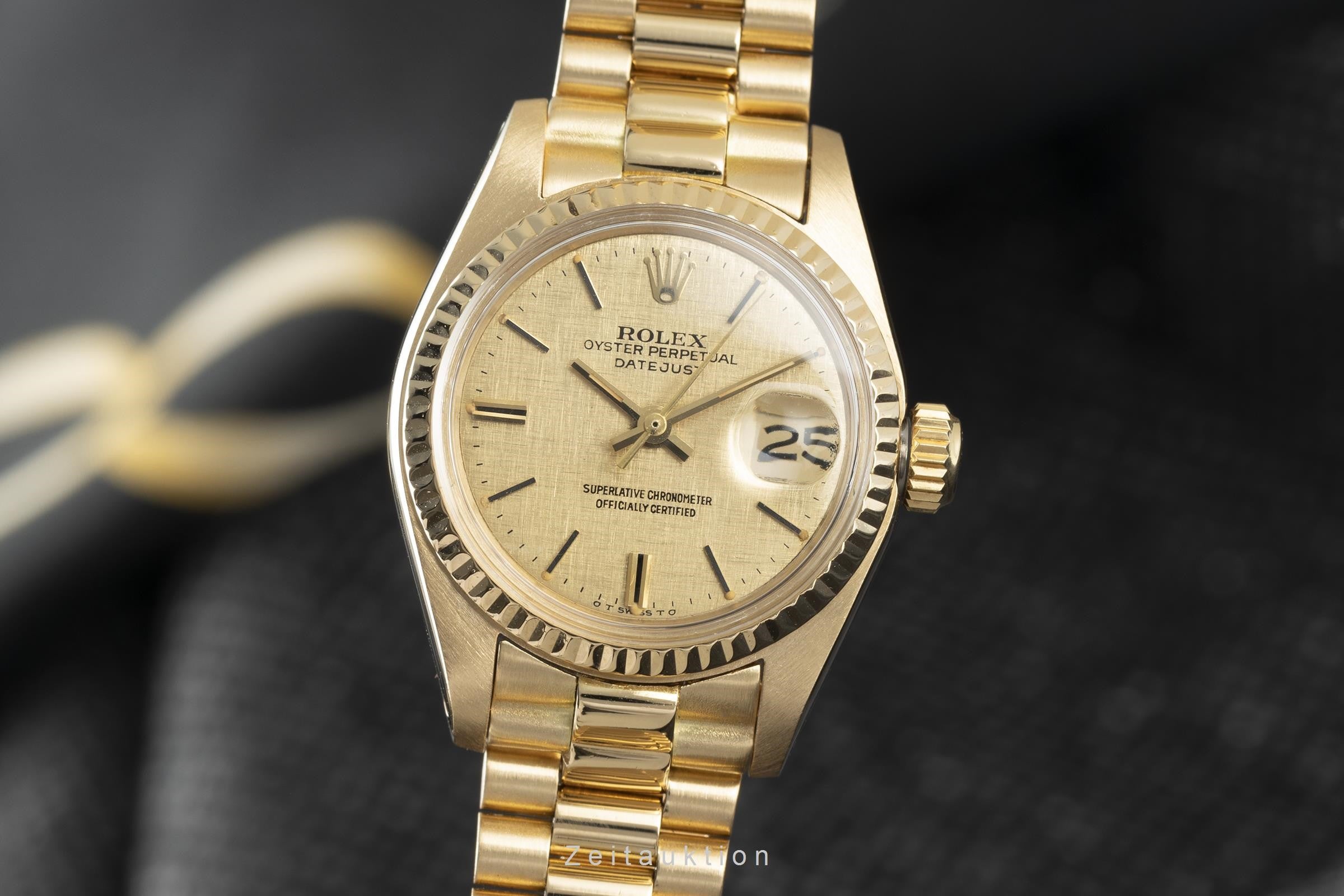 Rolex Lady Datejust 18 ct gold automatic women's watch 6516  [2109783]