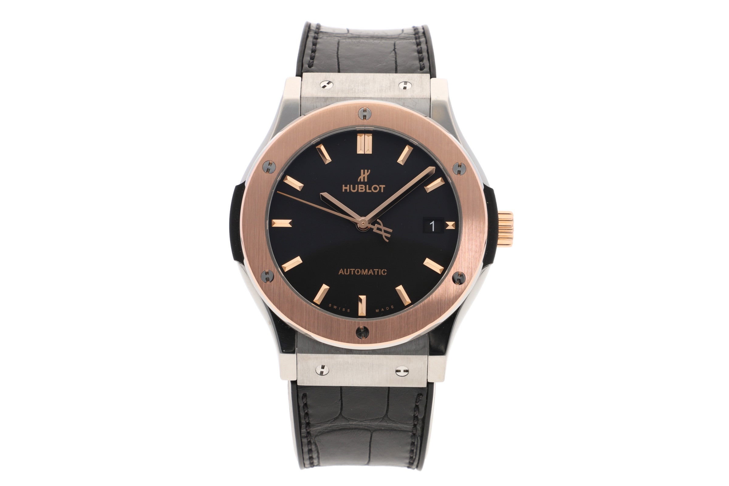 Hublot Classic Fusion Titan / Gold Automatik Herrenuhr 511.NO.1181.LR NP: 11000€ [2109832]