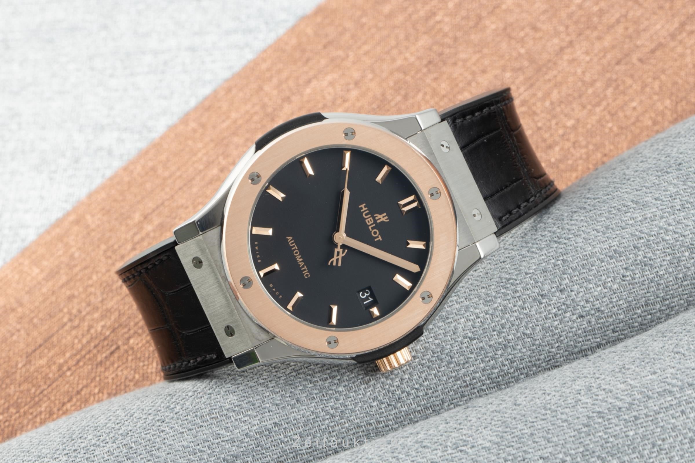 Hublot Classic Fusion Titan / Gold Automatik Herrenuhr 511.NO.1181.LR NP: 11000€ [2109832]