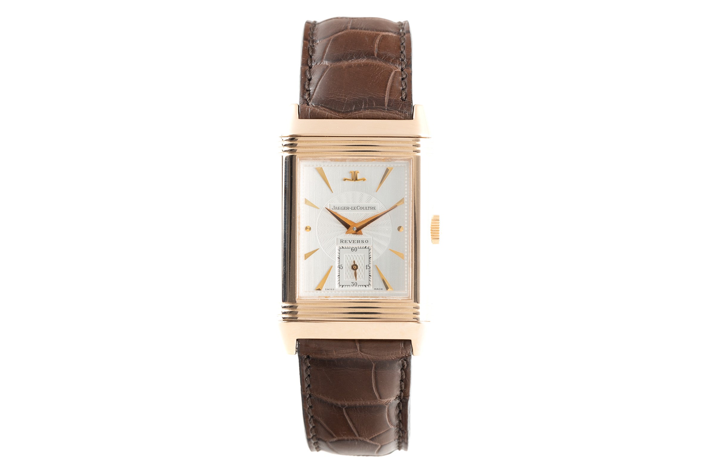 Jaeger LeCoultre Reverso 18 ct red gold manual winding men's watch 270.2.62  [2109844]