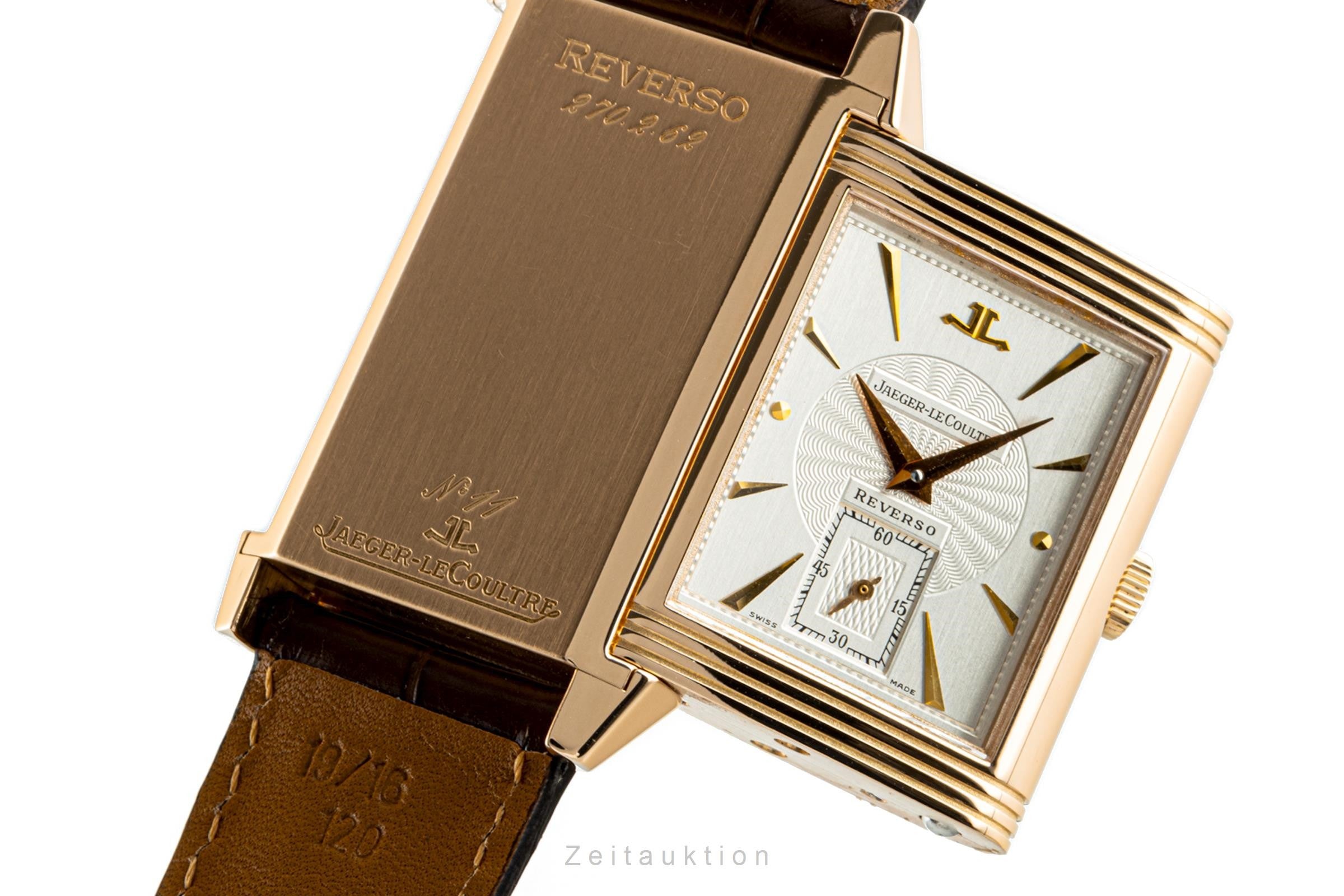 Jaeger LeCoultre Reverso 18 ct red gold manual winding men's watch 270.2.62  [2109844]