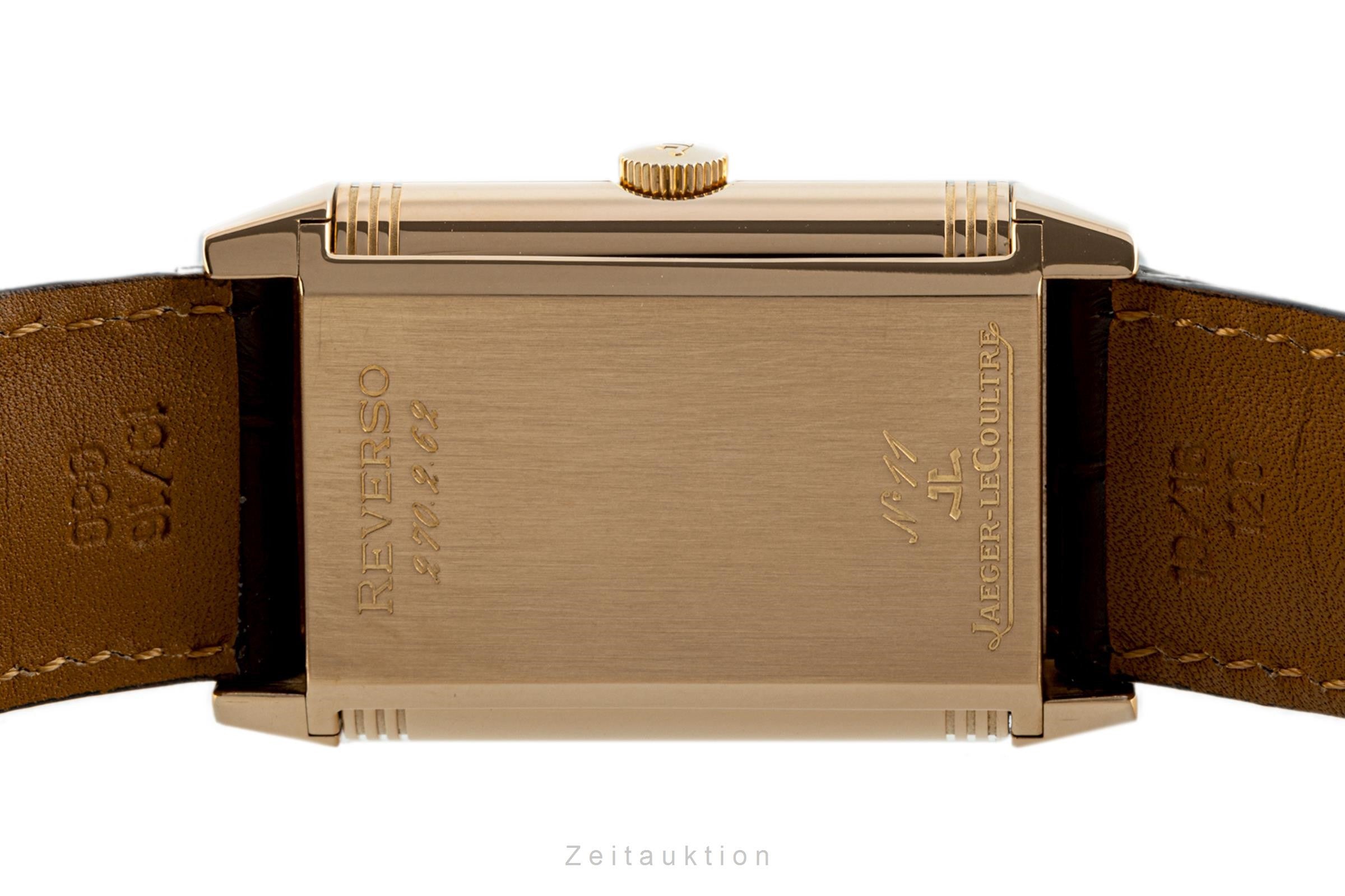 Jaeger LeCoultre Reverso 18 ct red gold manual winding men's watch 270.2.62  [2109844]