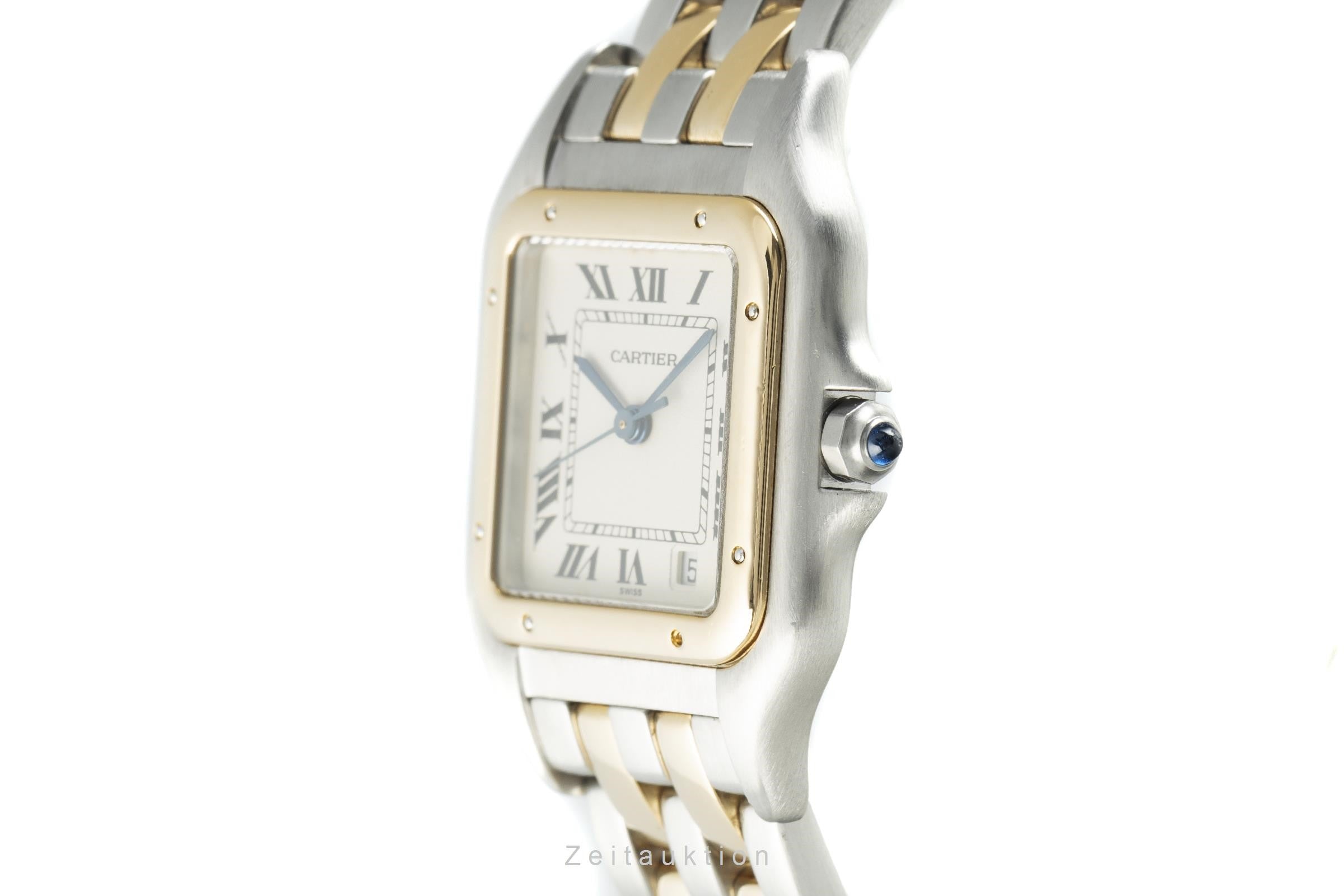 Cartier Panthere acero / oro cuarzo reloj para damas  1100 LP: 8550EUR  [2109849]