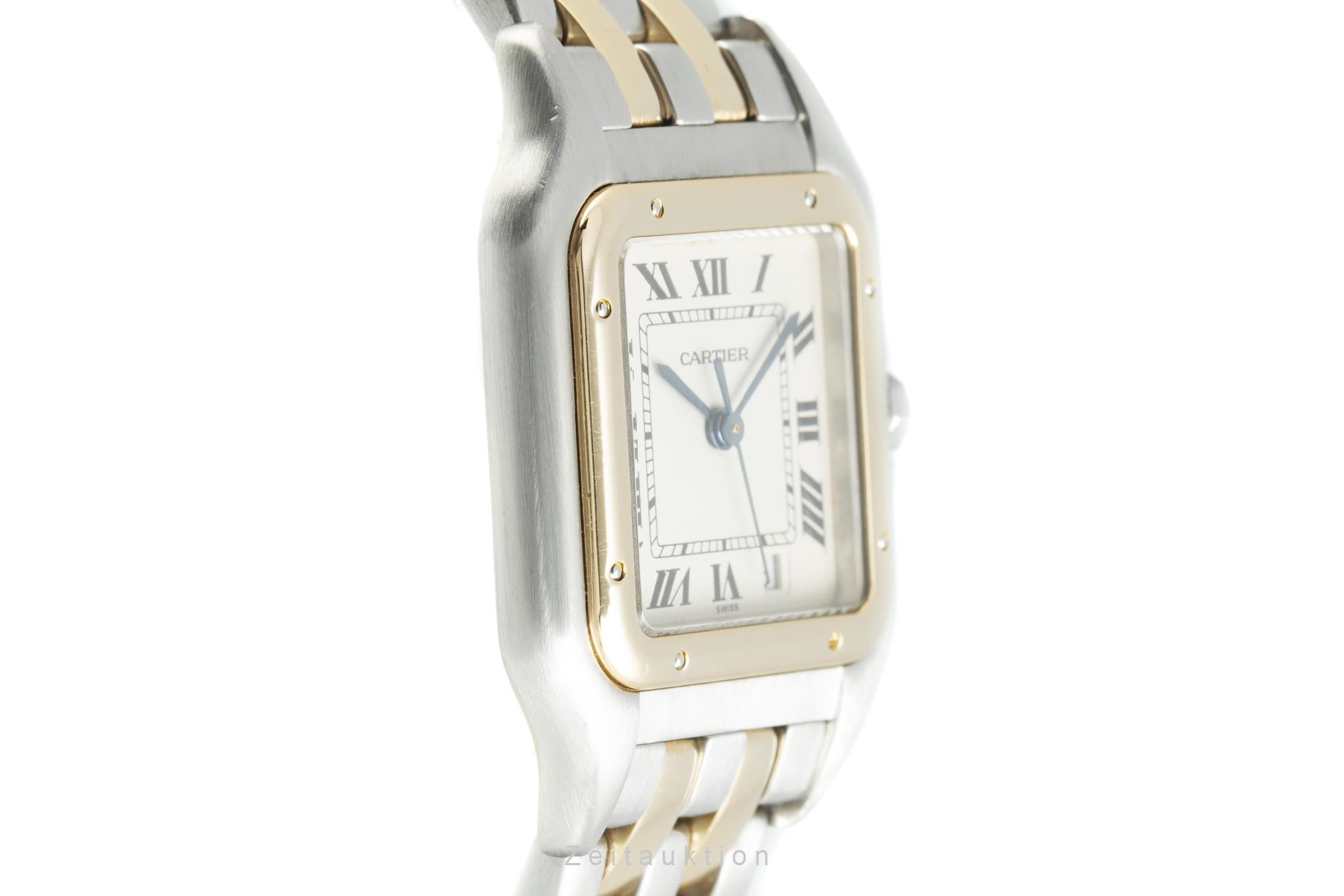Cartier Panthere acero / oro cuarzo reloj para damas  1100 LP: 8550EUR  [2109849]