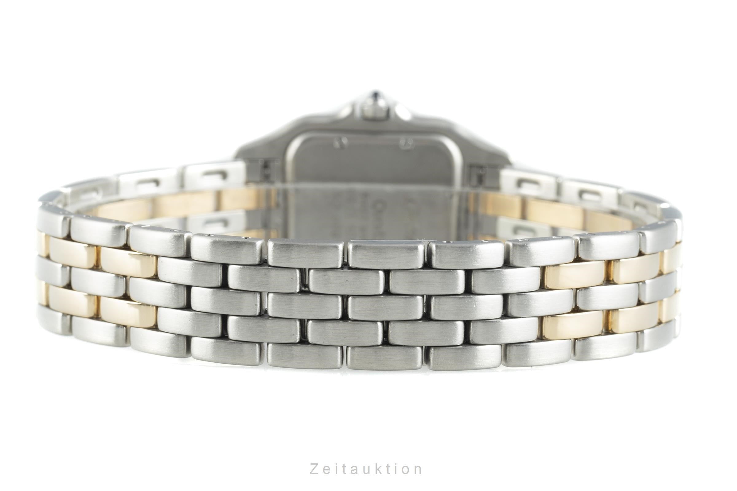 Cartier Panthere acero / oro cuarzo reloj para damas  1100 LP: 8550EUR  [2109849]