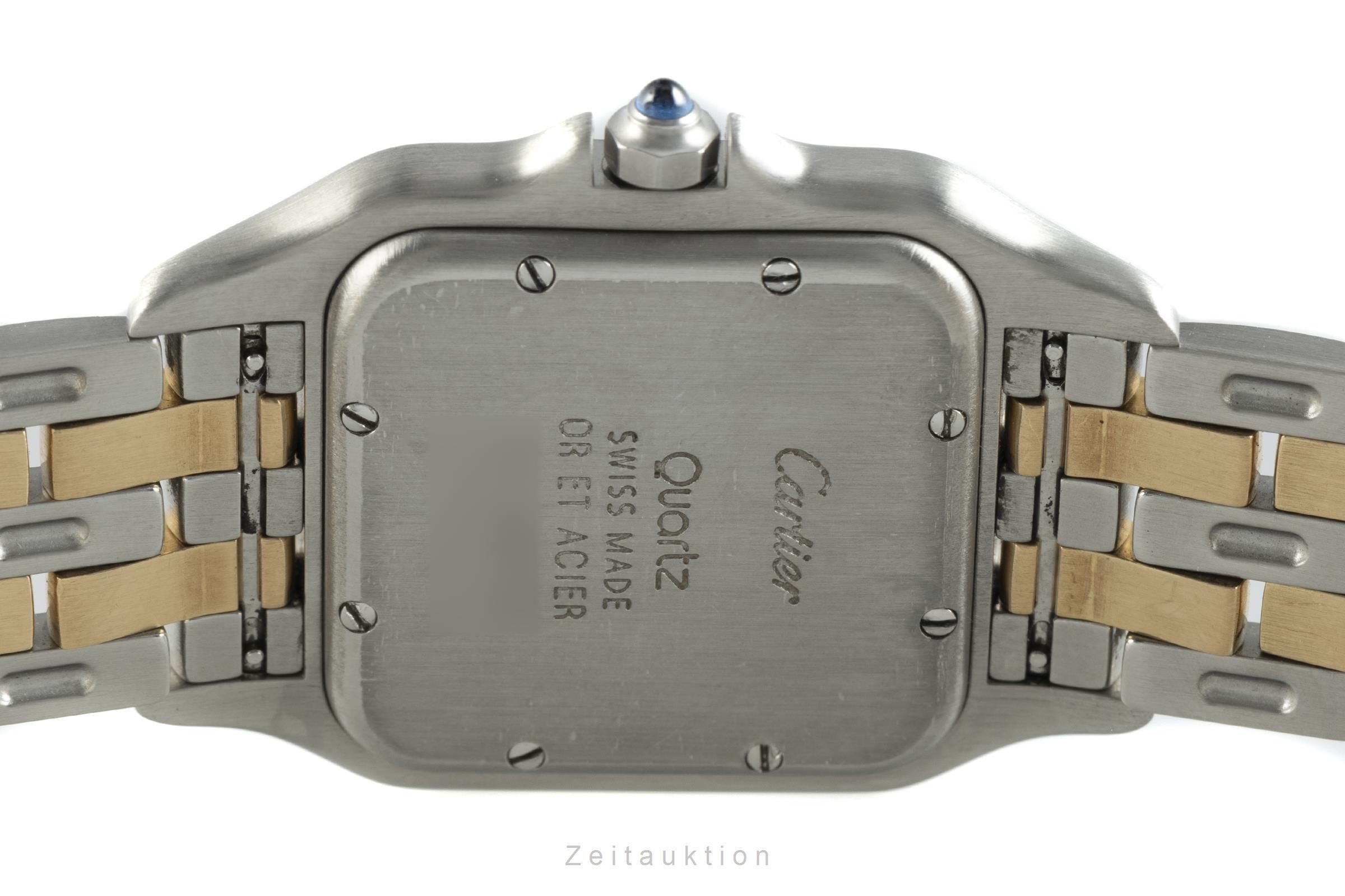Cartier Panthere acero / oro cuarzo reloj para damas  1100 LP: 8550EUR  [2109849]