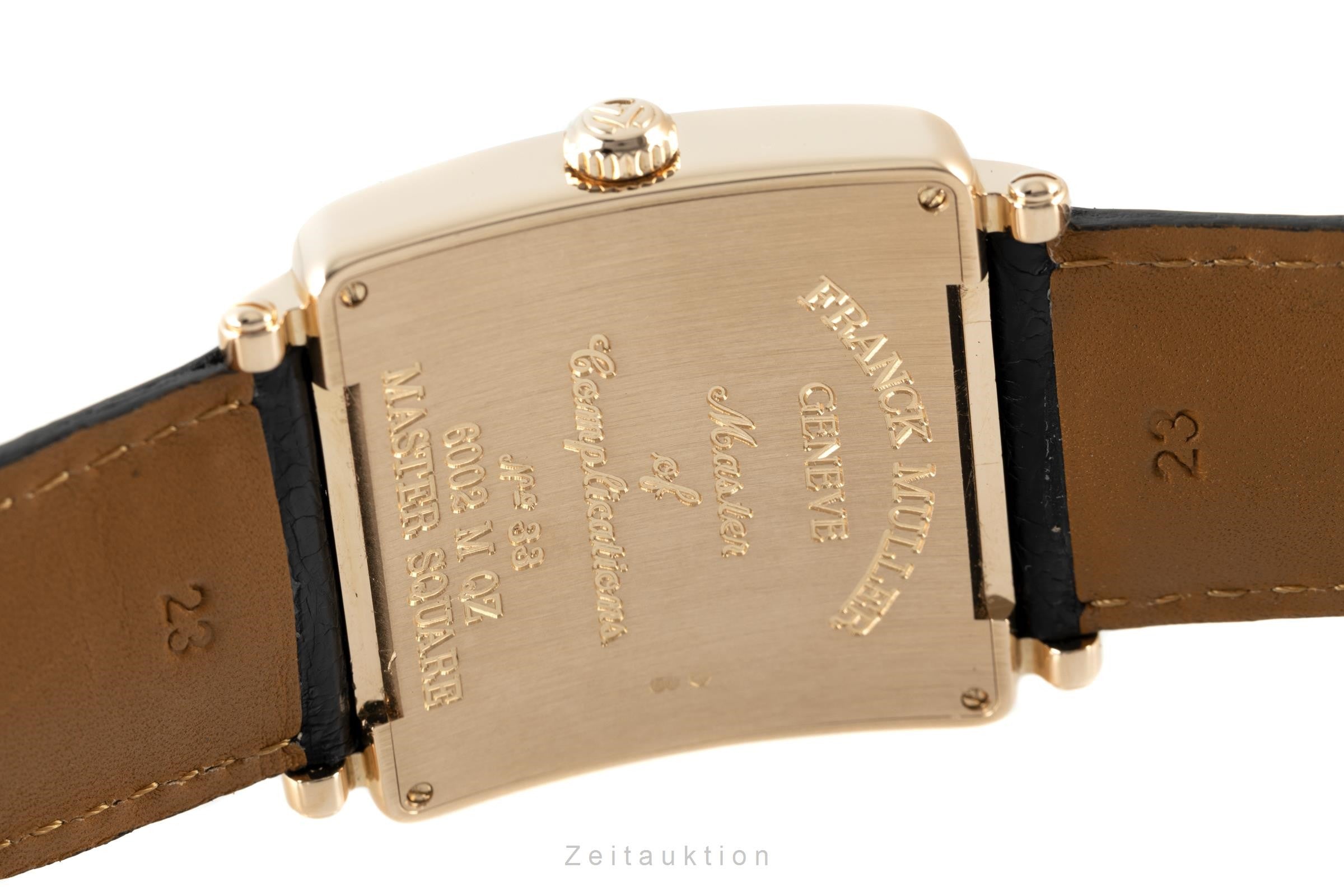 Franck Muller Master Square 18 ct red gold quartz women's watch 6002 M QZ R  [2109861]