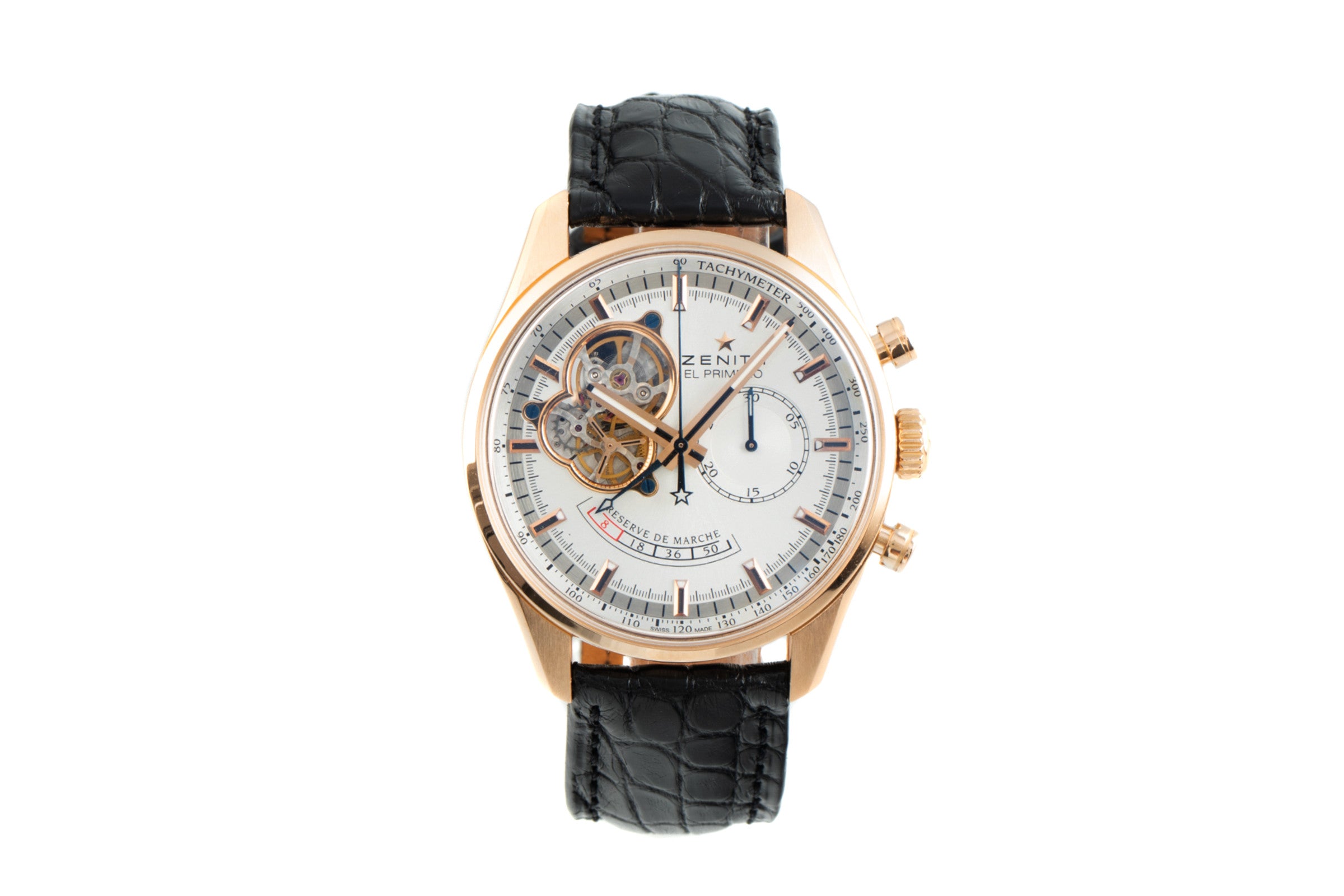 Zenith El Primero Open Chronograph 18K Rosegold 18.2080.4021/01.C494 VP: 18600 € [2109938]