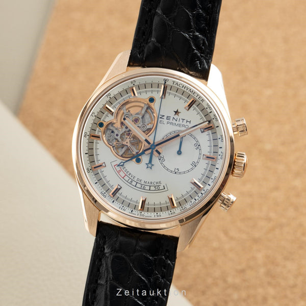 Zenith El Primero Open Chronograph 18K Rosegold 18.2080.4021/01.C494 VP: 18600 € [2109938]