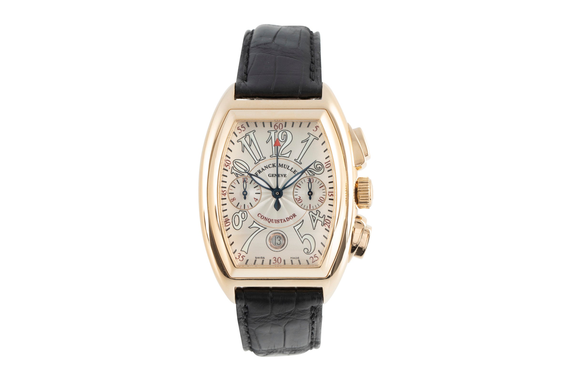 Franck Muller Conquistador chronograph 18 ct gold automatic men's watch 8001 CC  [2109977]