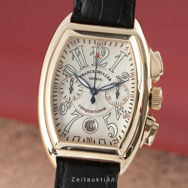 Franck Muller Conquistador chronograph 18 ct gold automatic men's watch 8001 CC  [2109977]