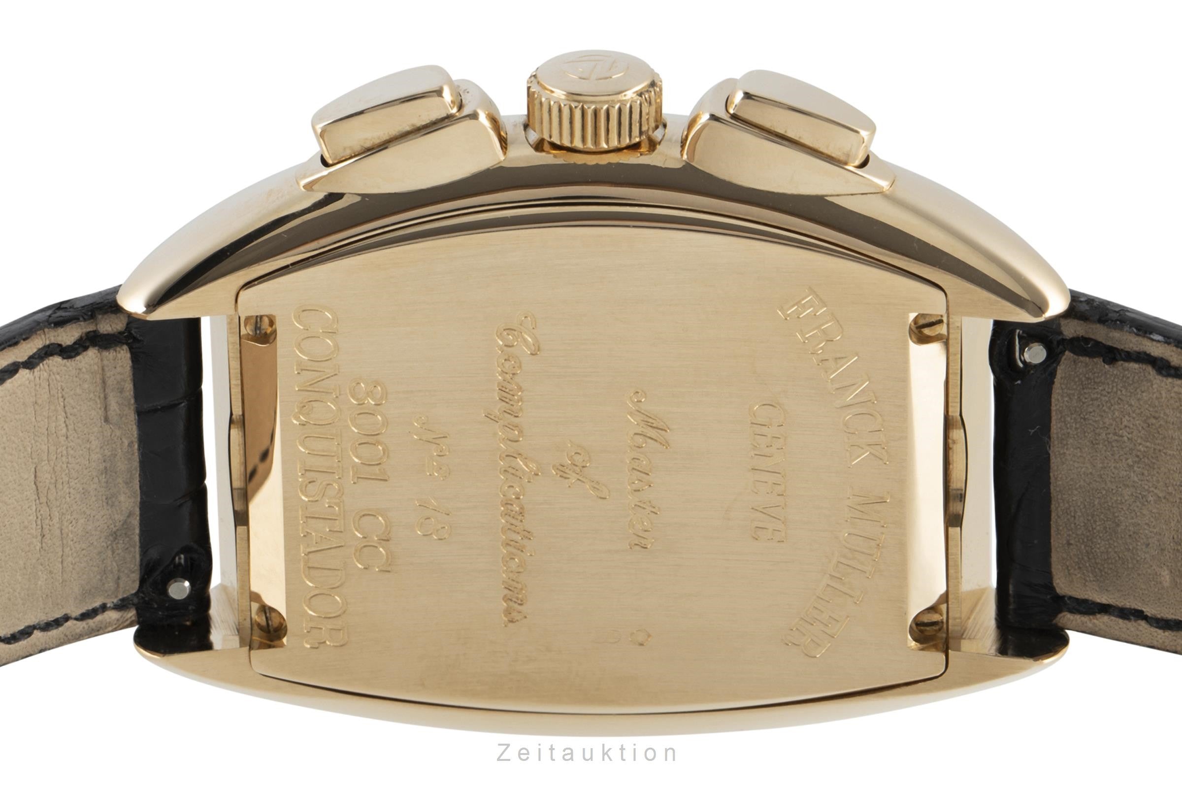 Franck Muller Conquistador chronograph 18 ct gold automatic men's watch 8001 CC  [2109977]
