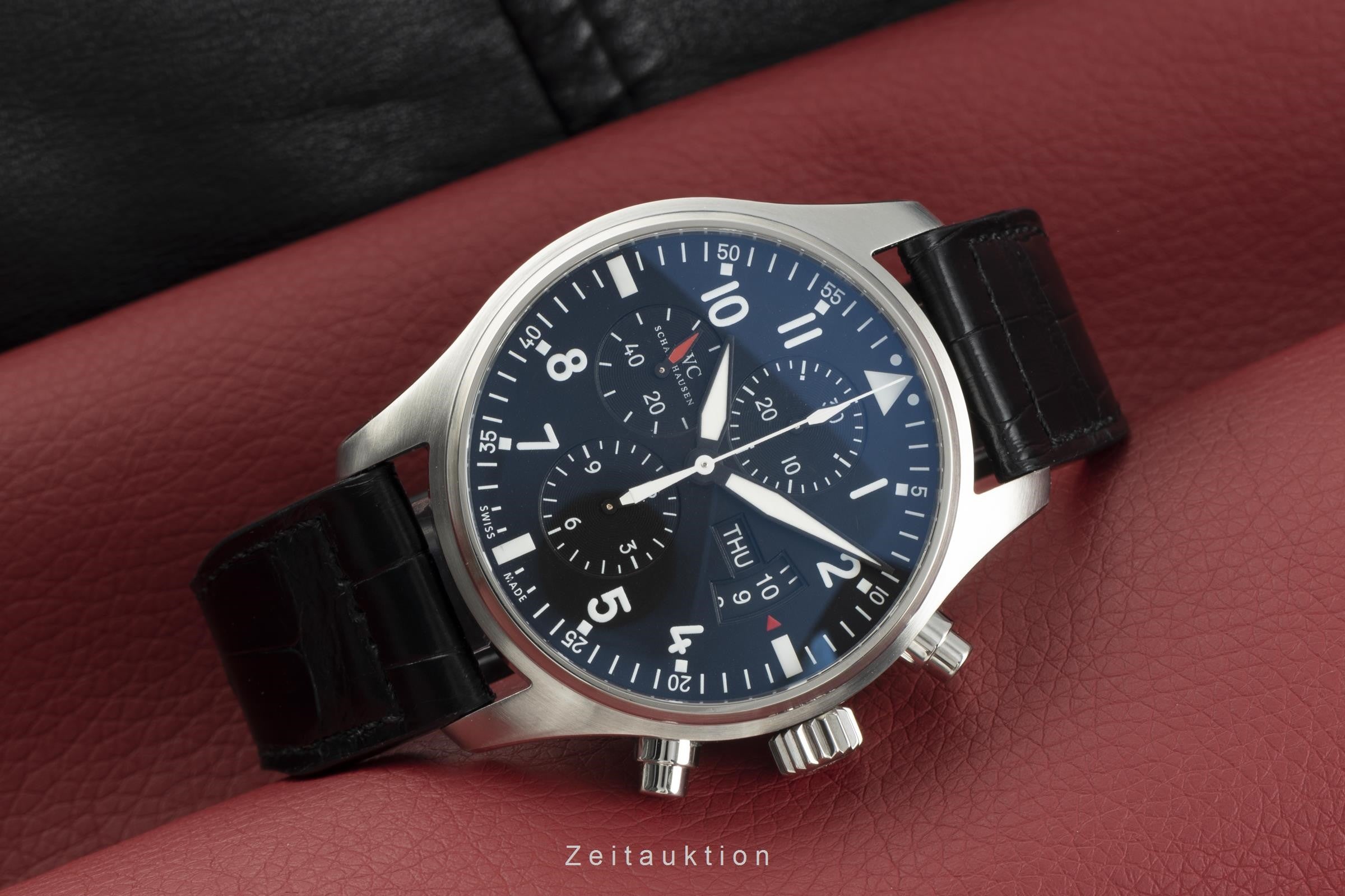 Pilot Watch Band Iwc 3777 Lug To Lug IWC Pilot Chronograph Steel