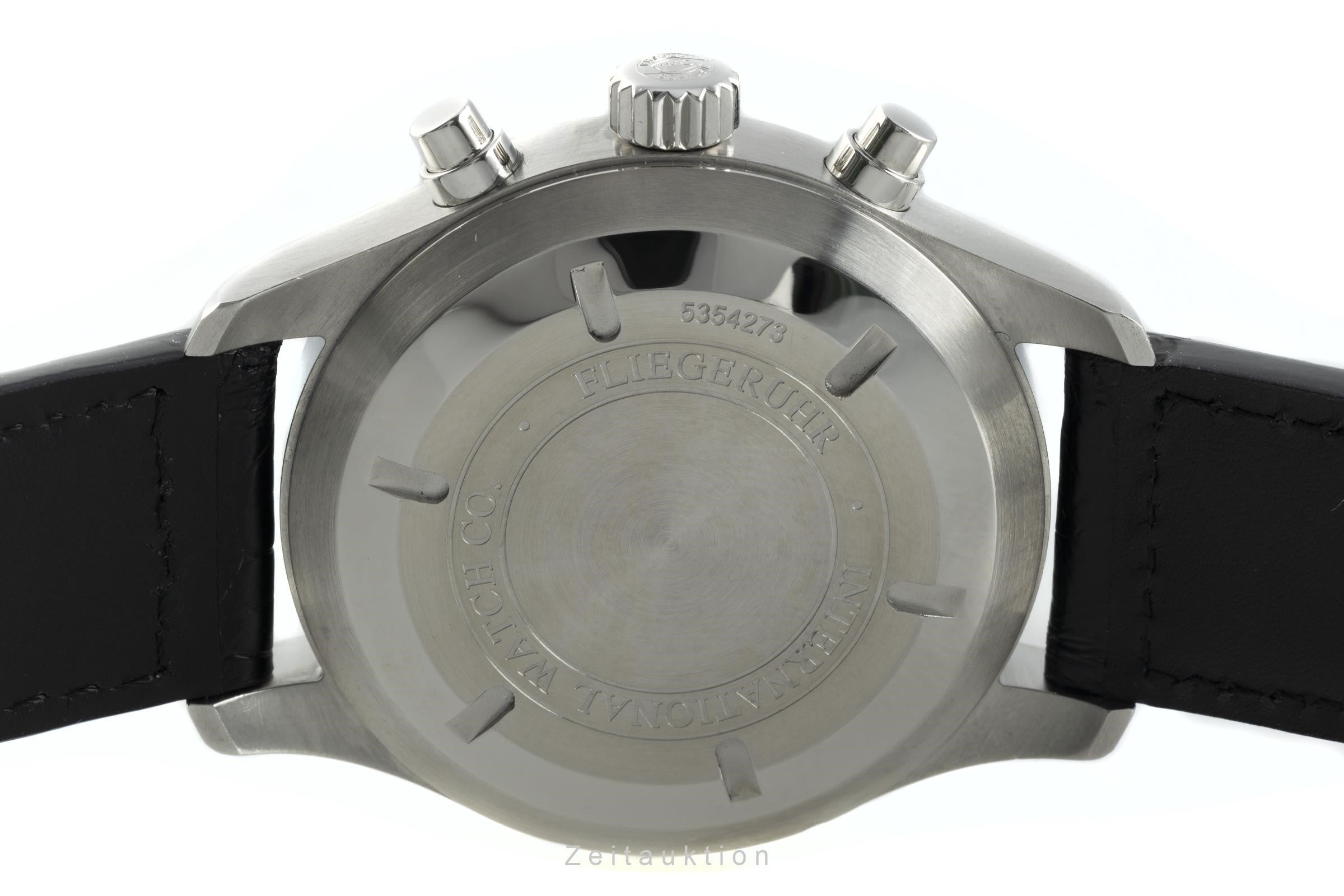 IWC Pilot chronograph steel automatic men's watch 3777 LP: 5900EUR  [2109979]