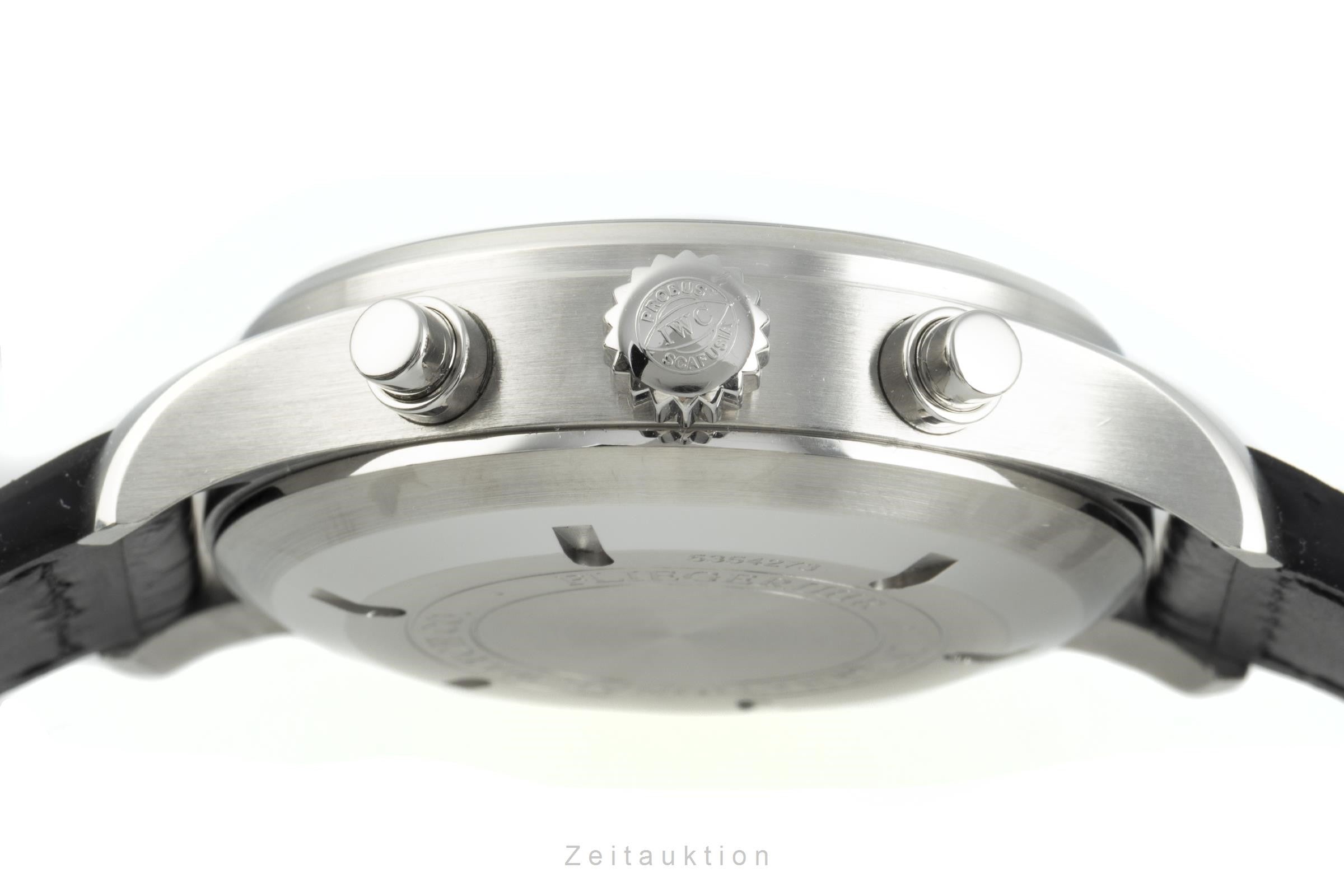 IWC Pilot chronograph steel automatic men's watch 3777 LP: 5900EUR  [2109979]