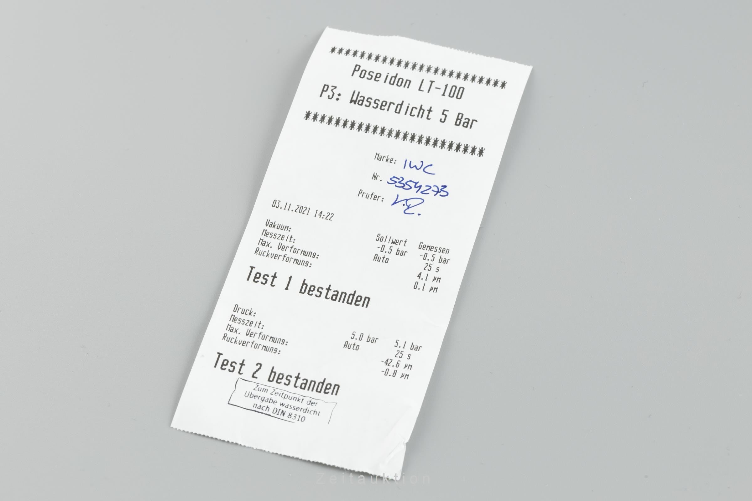 IWC Pilot chronograph steel automatic men's watch 3777 LP: 5900EUR  [2109979]