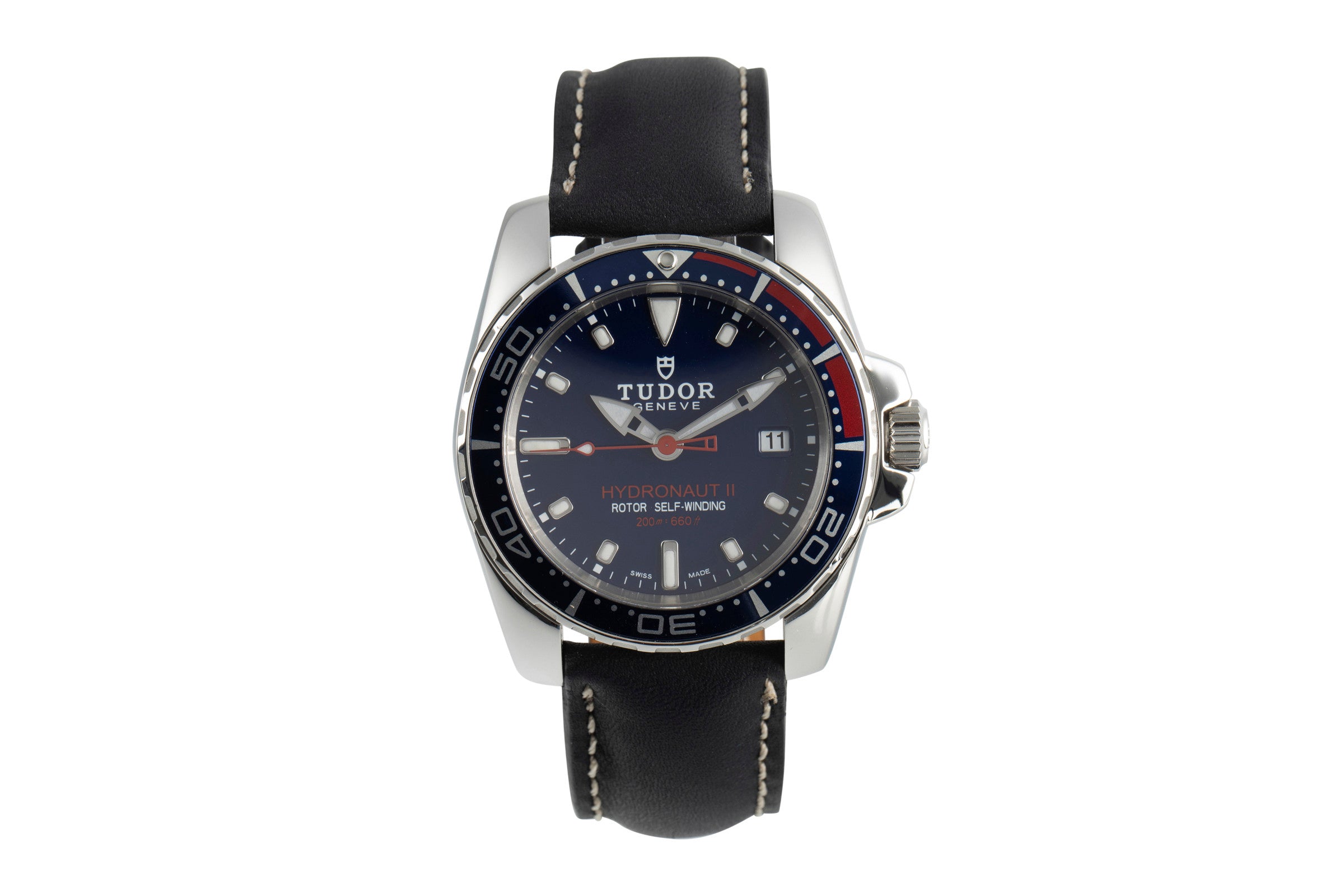 Tudor Hydronaut II Automatik Edelstahl Herrenuhr Datum Ref. 20060B Papiere [2110176]