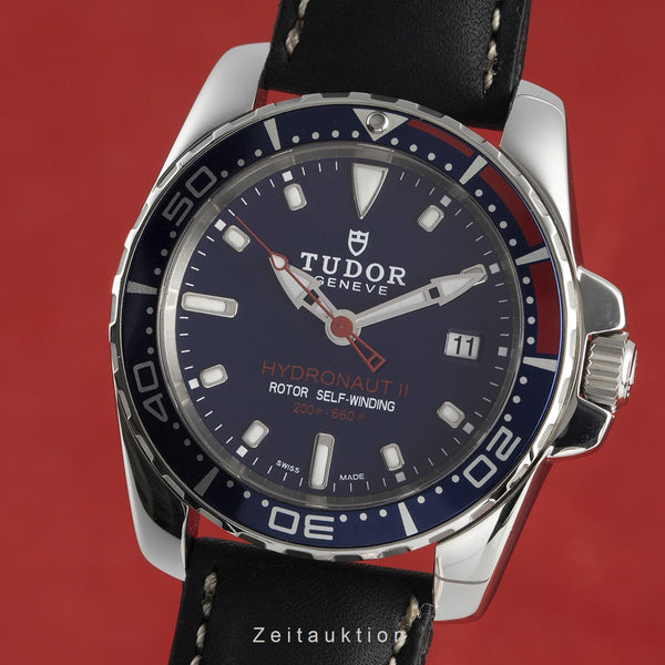 Tudor Hydronaut II Automatik Edelstahl Herrenuhr Datum Ref. 20060B Papiere [2110176]
