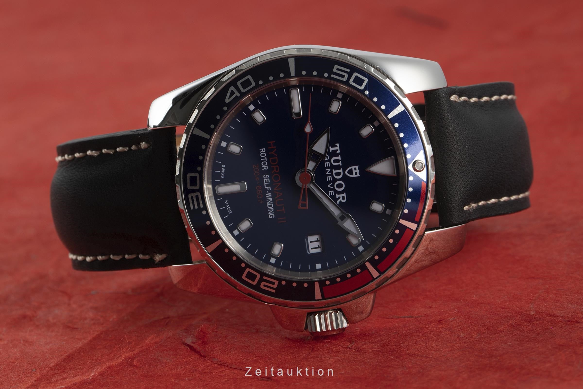 Tudor Hydronaut II Automatik Edelstahl Herrenuhr Datum Ref. 20060B Papiere [2110176]