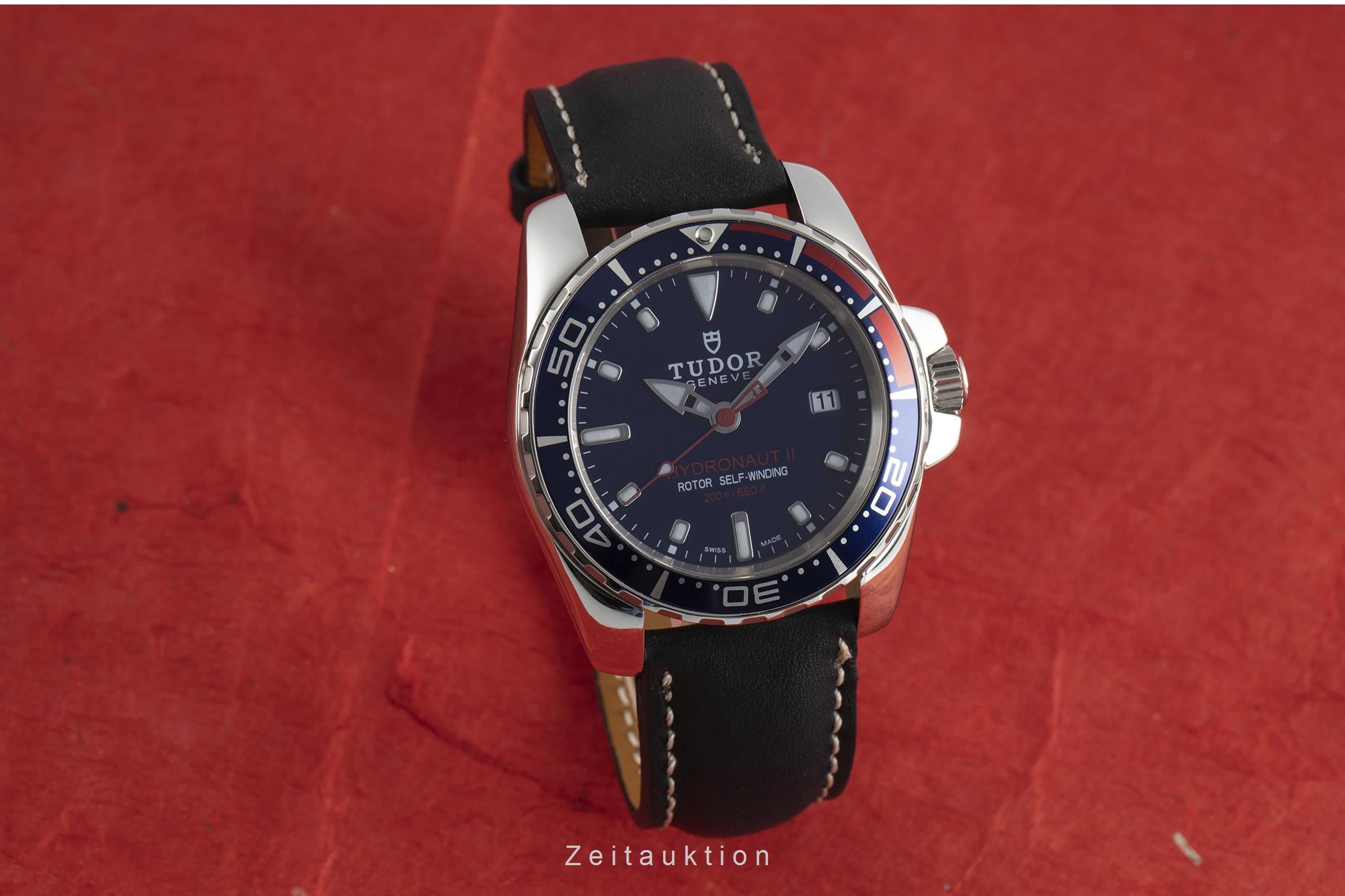 Tudor Hydronaut II Automatik Edelstahl Herrenuhr Datum Ref. 20060B Papiere [2110176]