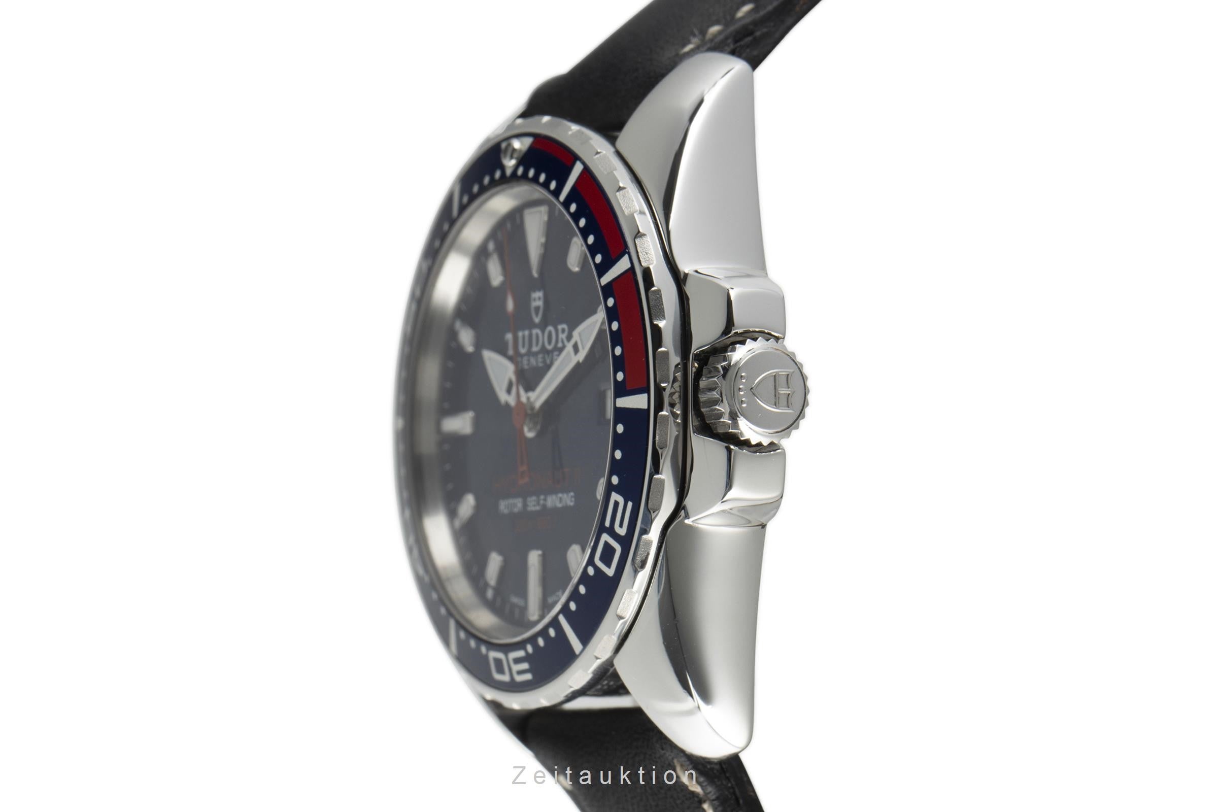 Tudor Hydronaut II Automatik Edelstahl Herrenuhr Datum Ref. 20060B Papiere [2110176]