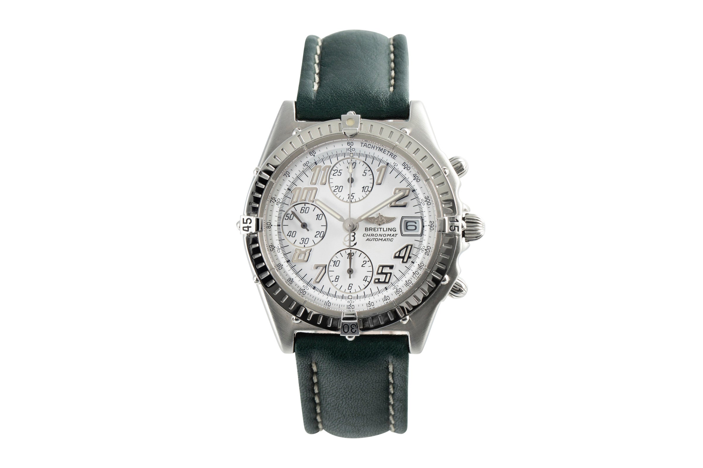 Breitling Chronomat chronograph steel automatic men's watch A13350 LP: 7900EUR  [2110182]