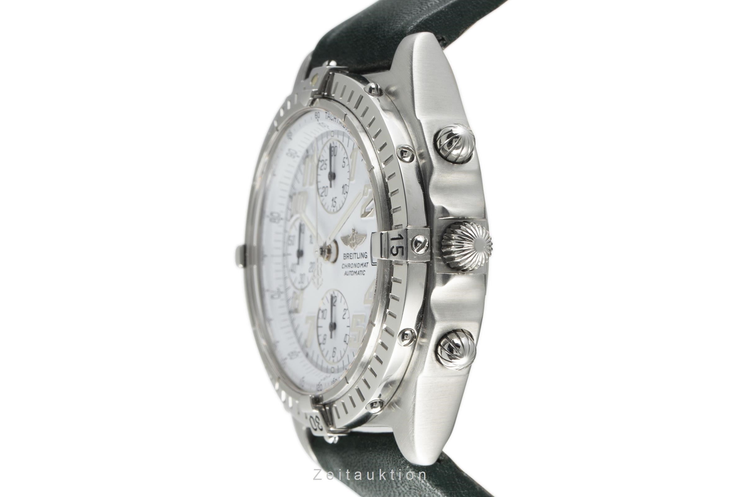 Breitling Chronomat chronograph steel automatic men's watch A13350 LP: 7900EUR  [2110182]