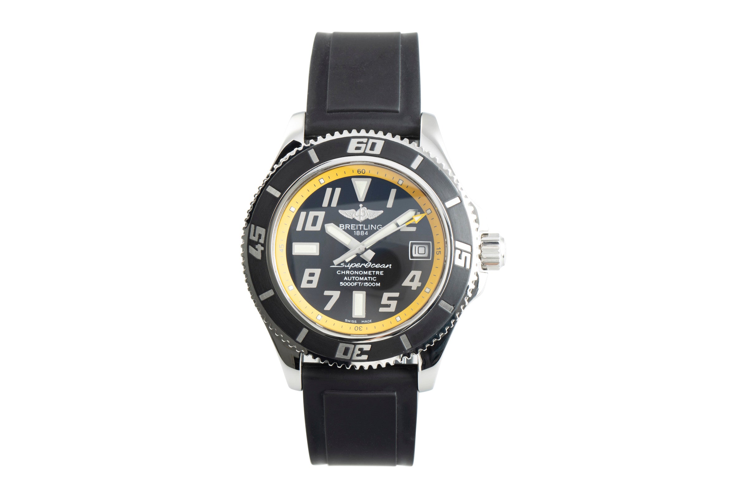 Breitling Superocean steel automatic men's watch A17364 LP: 3600EUR  [2110215]