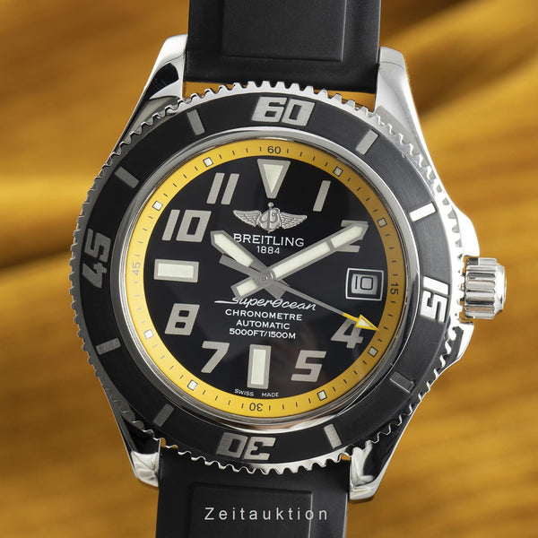 Breitling Superocean steel automatic men's watch A17364 LP: 3600EUR  [2110215]