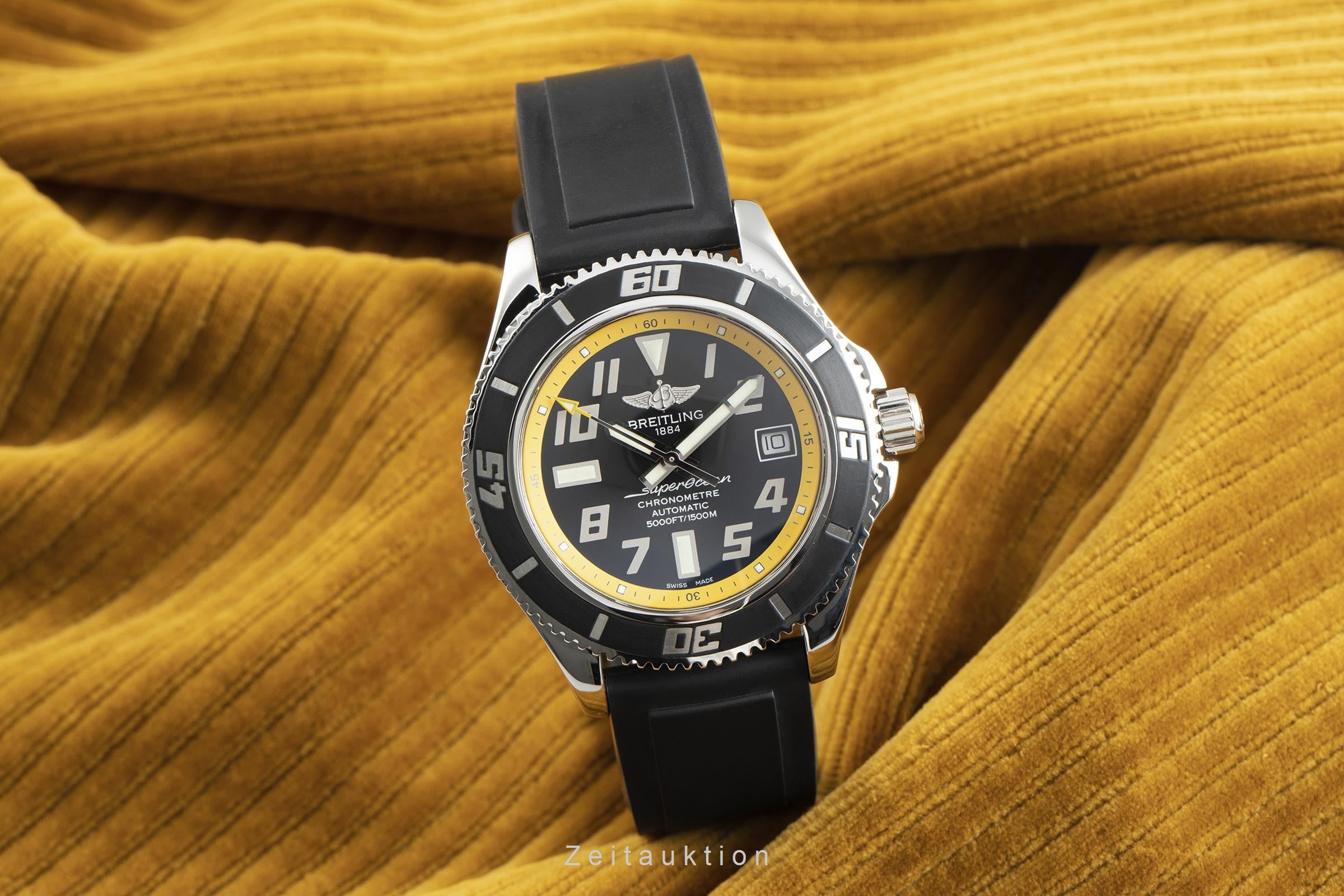 Breitling Superocean steel automatic men's watch A17364 LP: 3600EUR  [2110215]