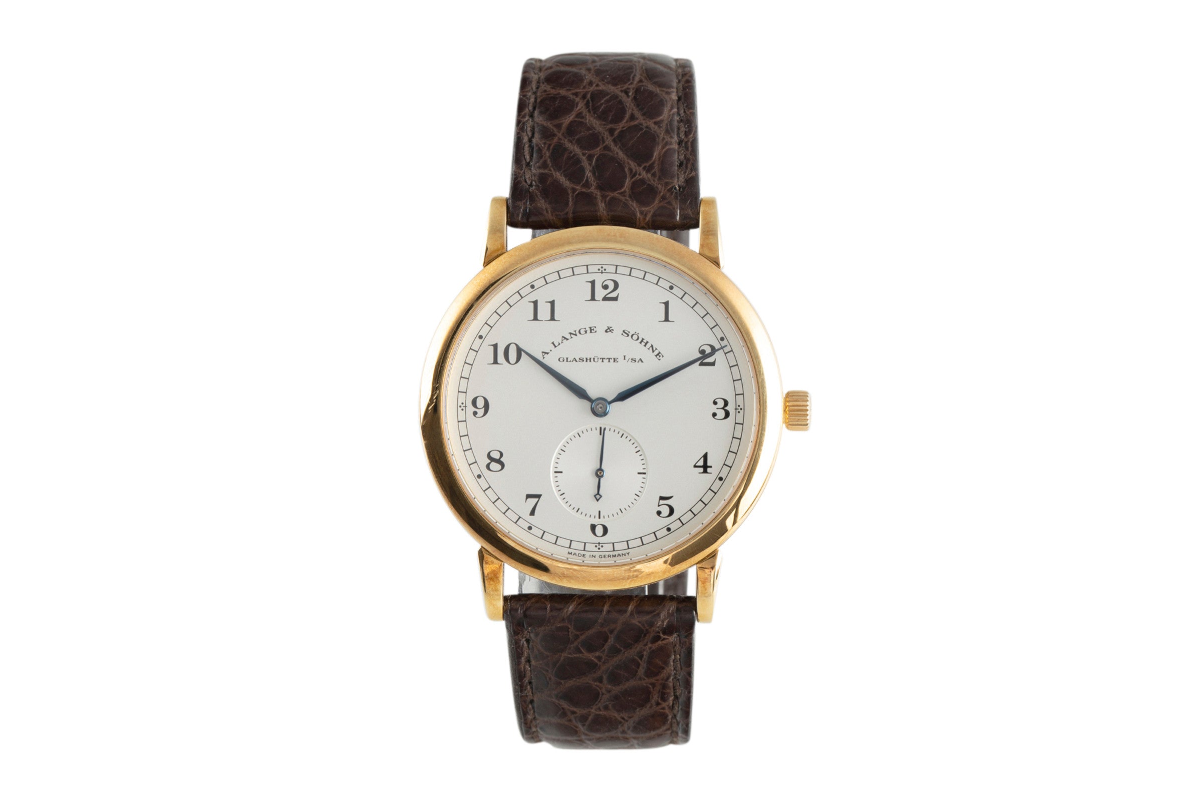 A. Lange & Söhne 1815 or 18 ct à remontage manuel montre pour hommes 206.021 LP: 24100EUR  [2110219]
