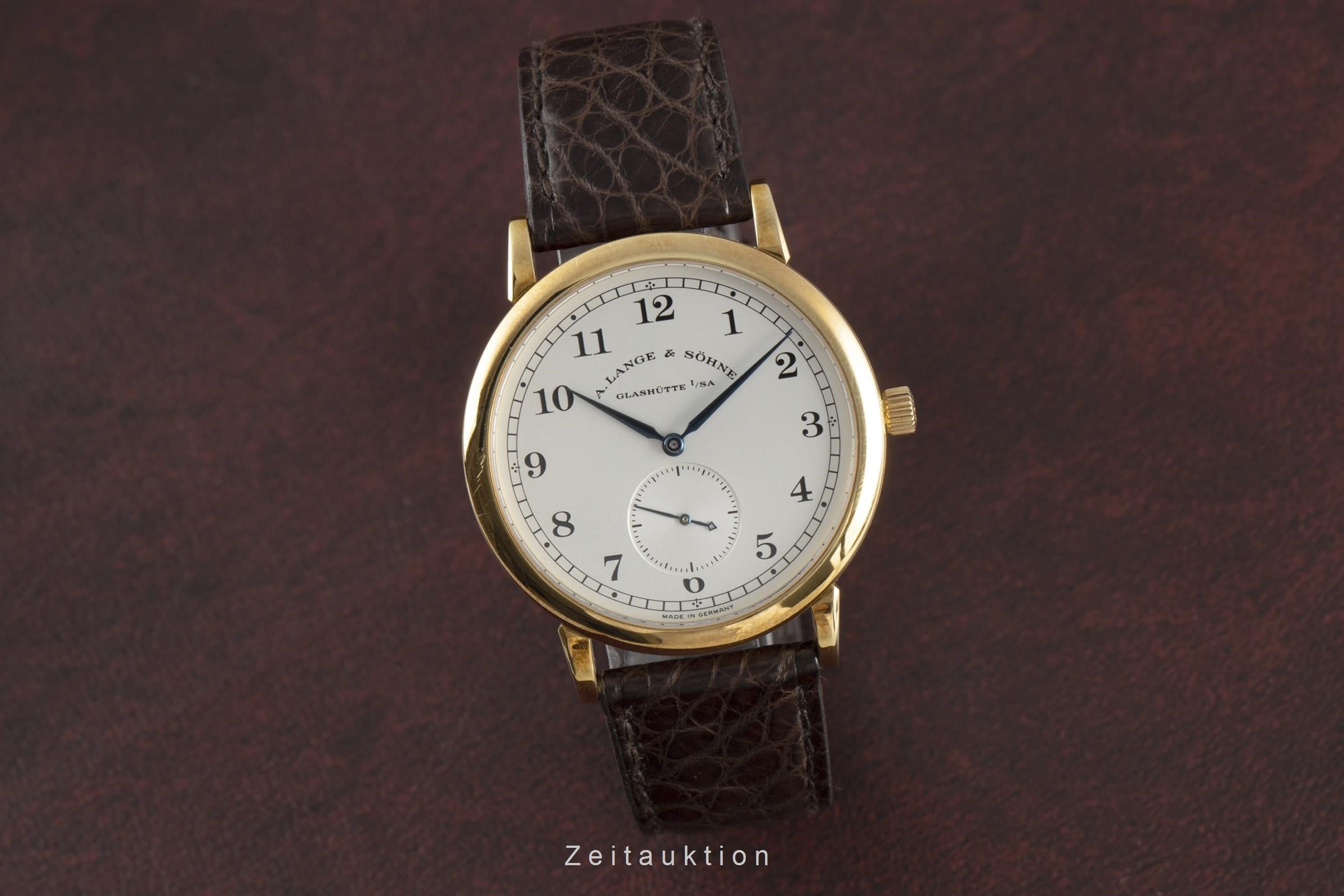 A. Lange & Söhne 1815 or 18 ct à remontage manuel montre pour hommes 206.021 LP: 24100EUR  [2110219]