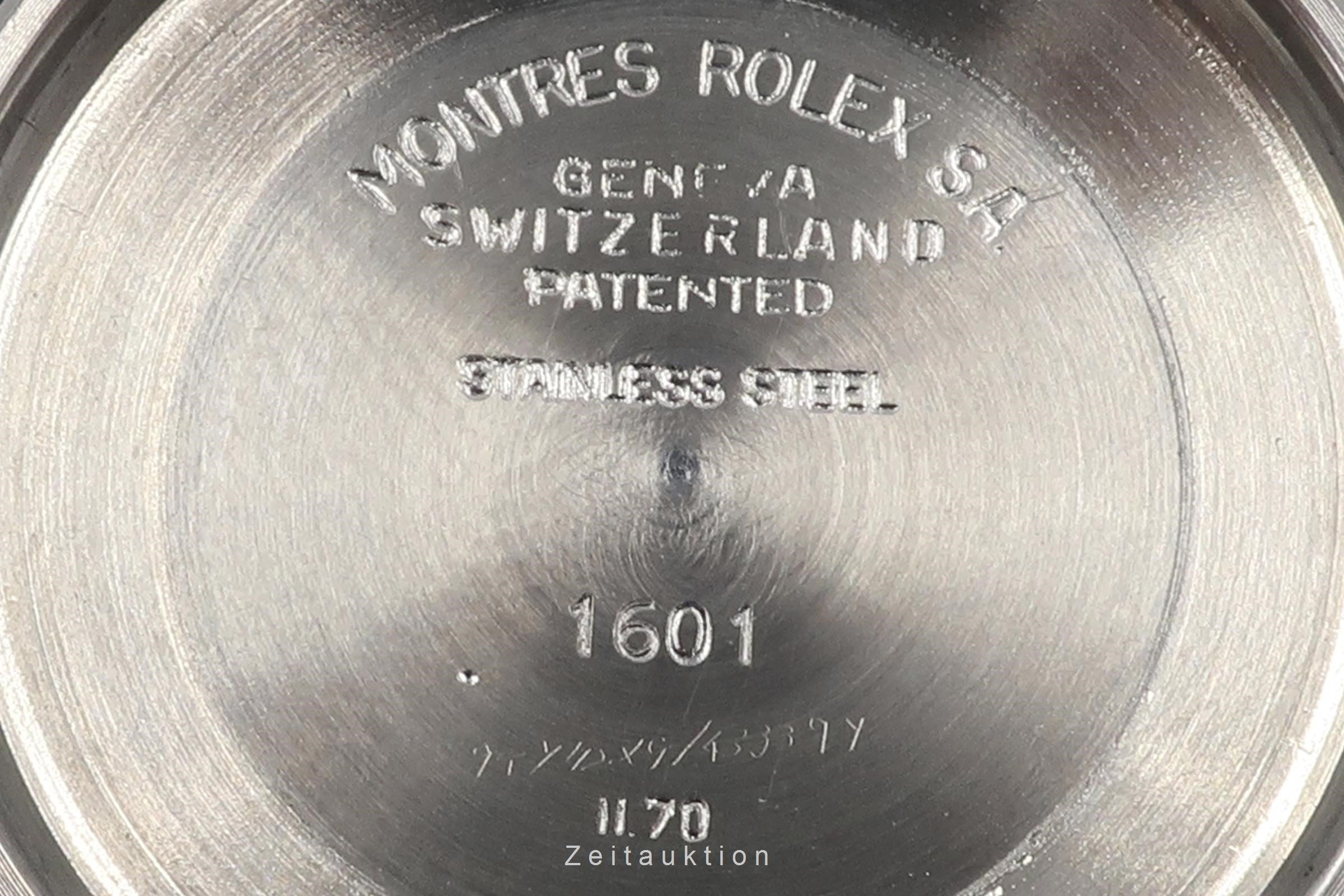 Rolex Datejust acciaio / oro bianco automatismo orologio da uomo 1601  [2110239]