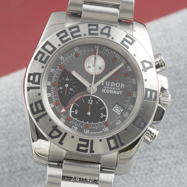Tudor Iconaut chronographe acier automatique montre pour hommes 20400  [2110259]