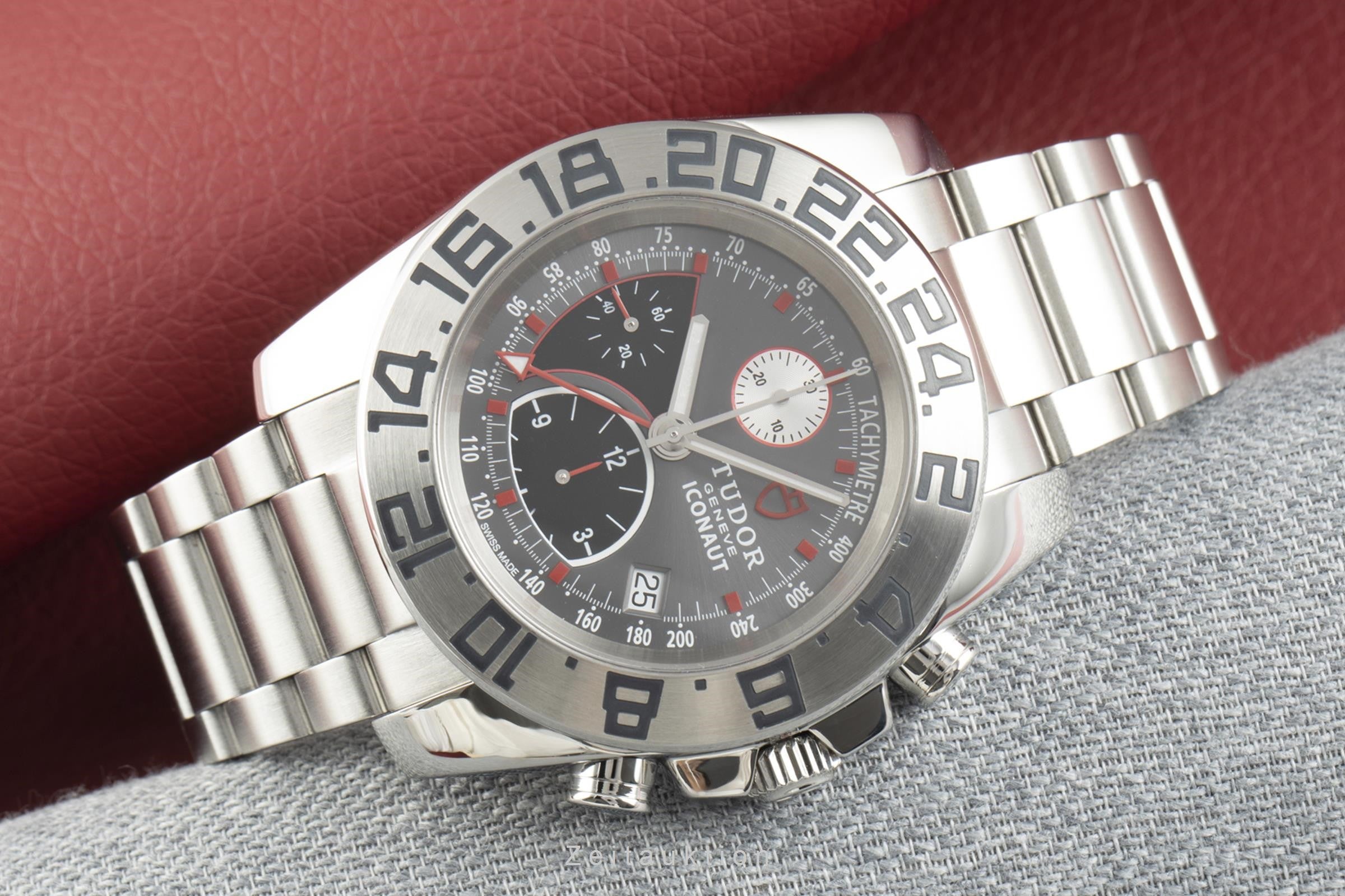 Tudor Iconaut chronographe acier automatique montre pour hommes 20400  [2110259]