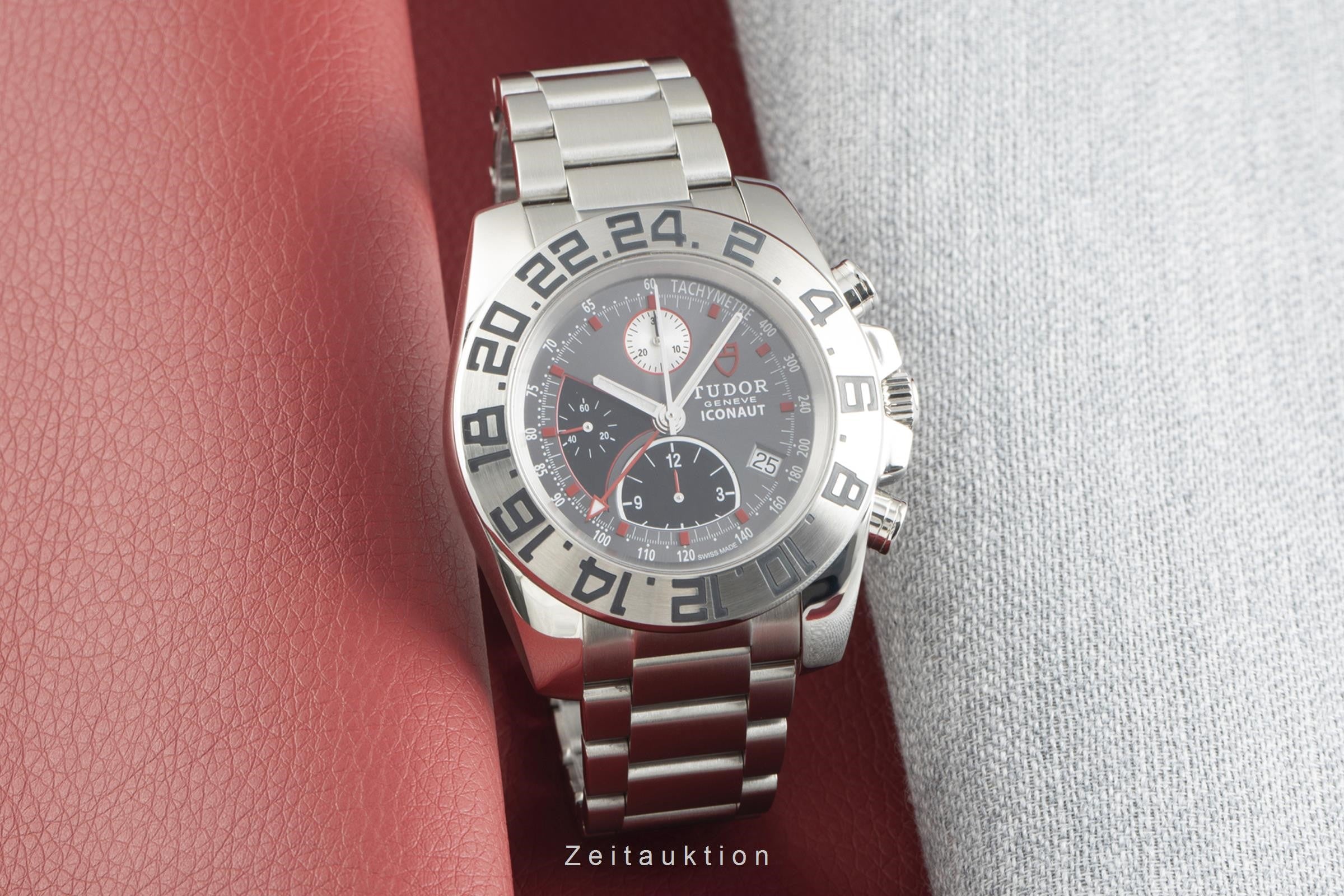 Tudor Iconaut chronographe acier automatique montre pour hommes 20400  [2110259]
