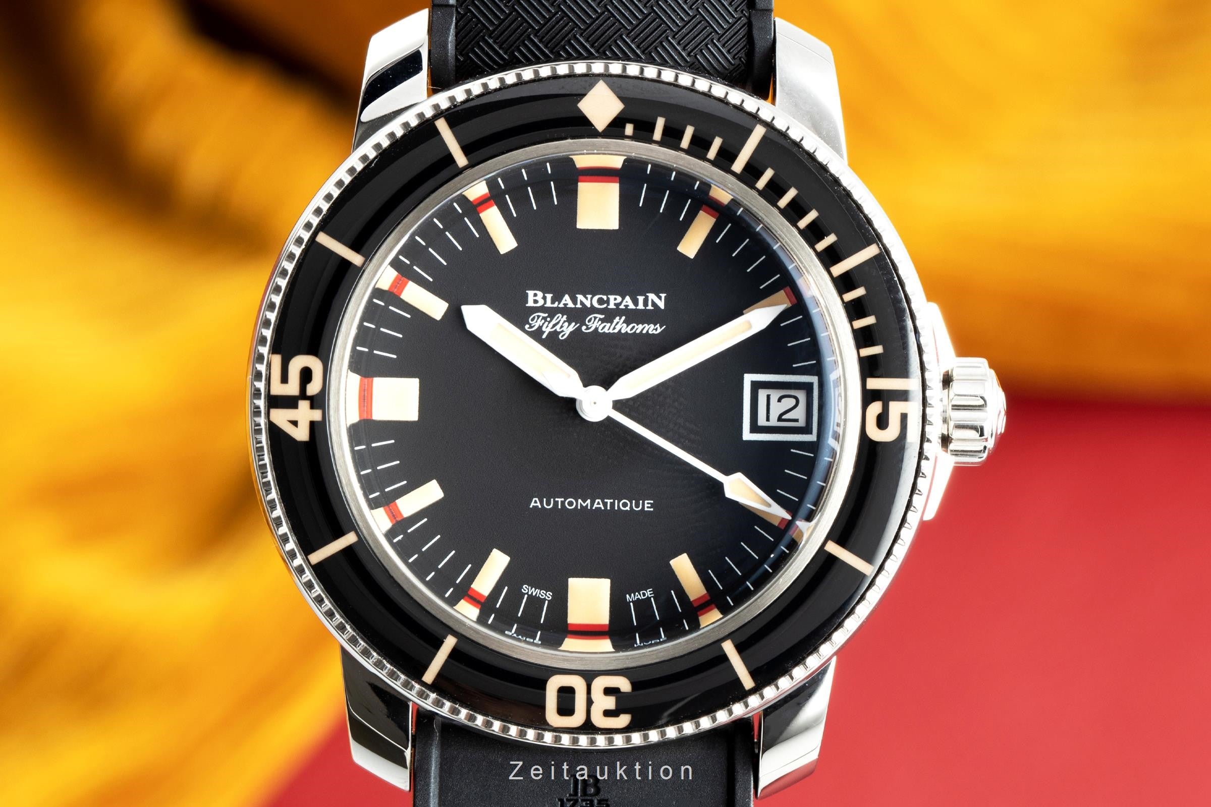 Blancpain Fifty Fathoms steel automatic men's watch 5008B.1130.B52A Limited  [2110292]