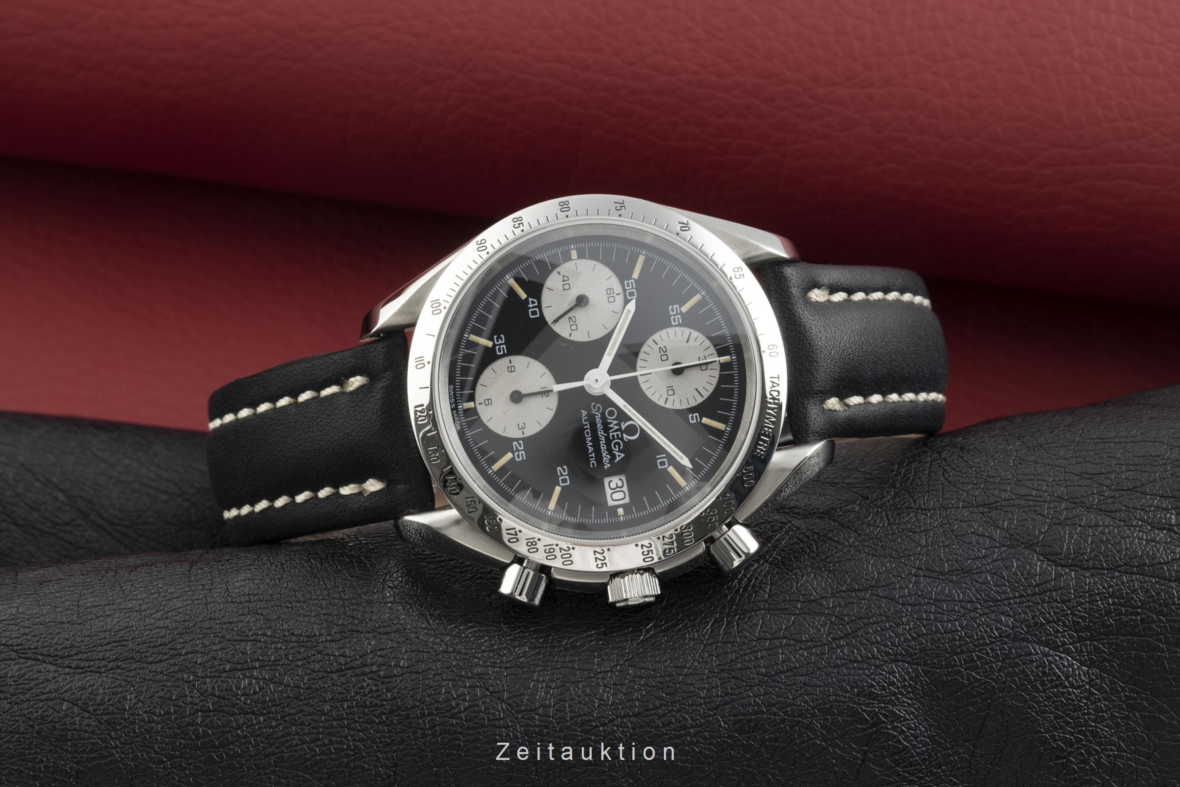 Omega Speedmaster Date chronographe acier automatique montre pour hommes 3511.50.00, 175.0043, 375.0043 LP: 6000EUR  [2110391]