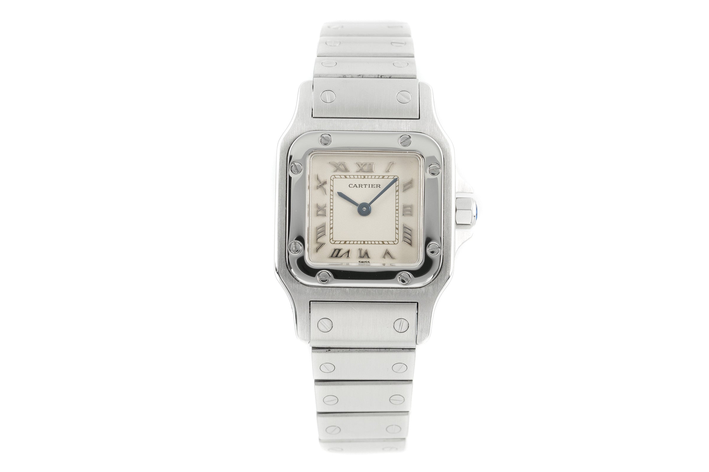 Cartier Santos acciaio quarzo orologio da donna 1565  [2110416]