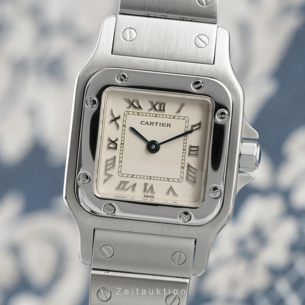 Cartier Santos acciaio quarzo orologio da donna 1565  [2110416]