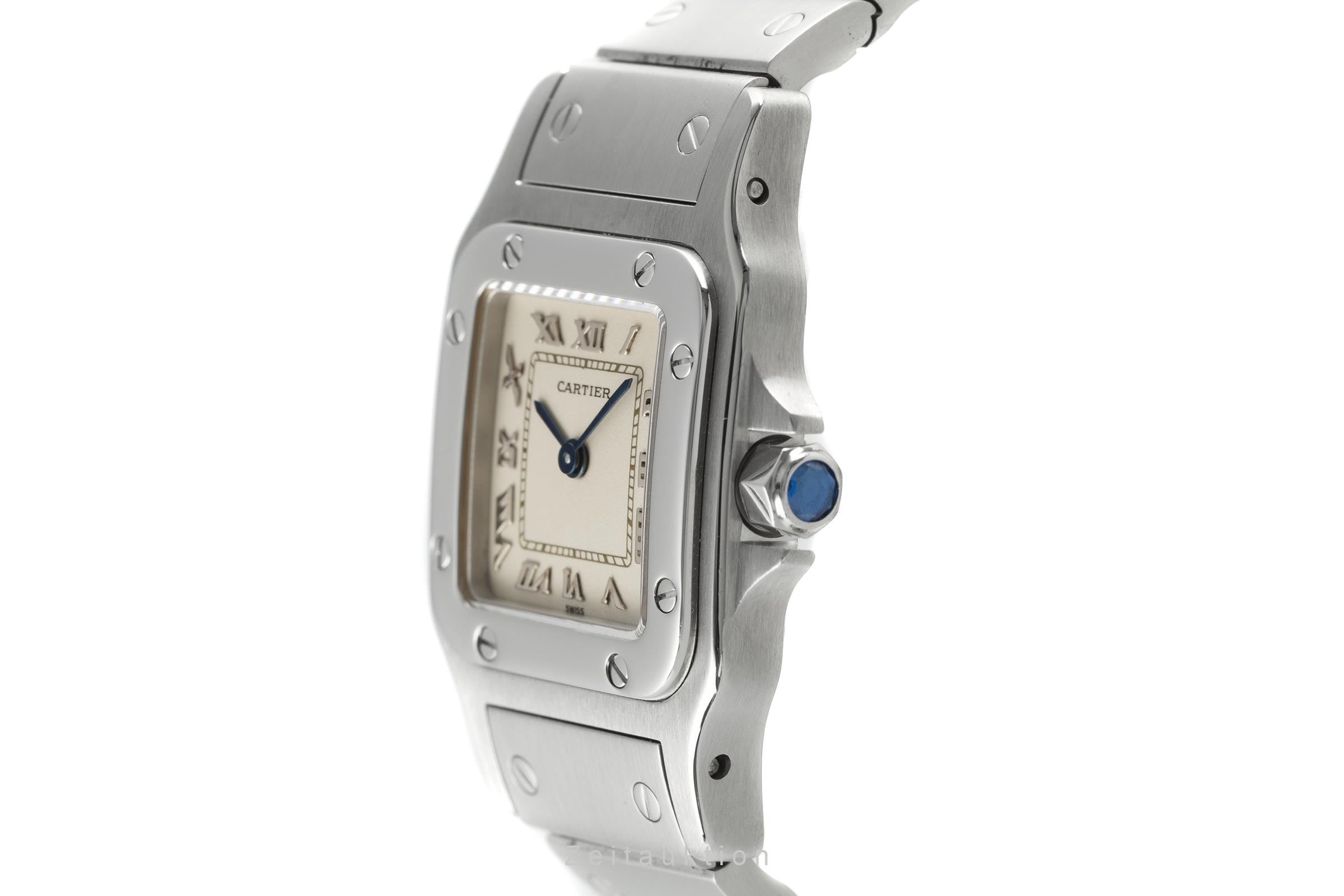 Cartier Santos acciaio quarzo orologio da donna 1565  [2110416]