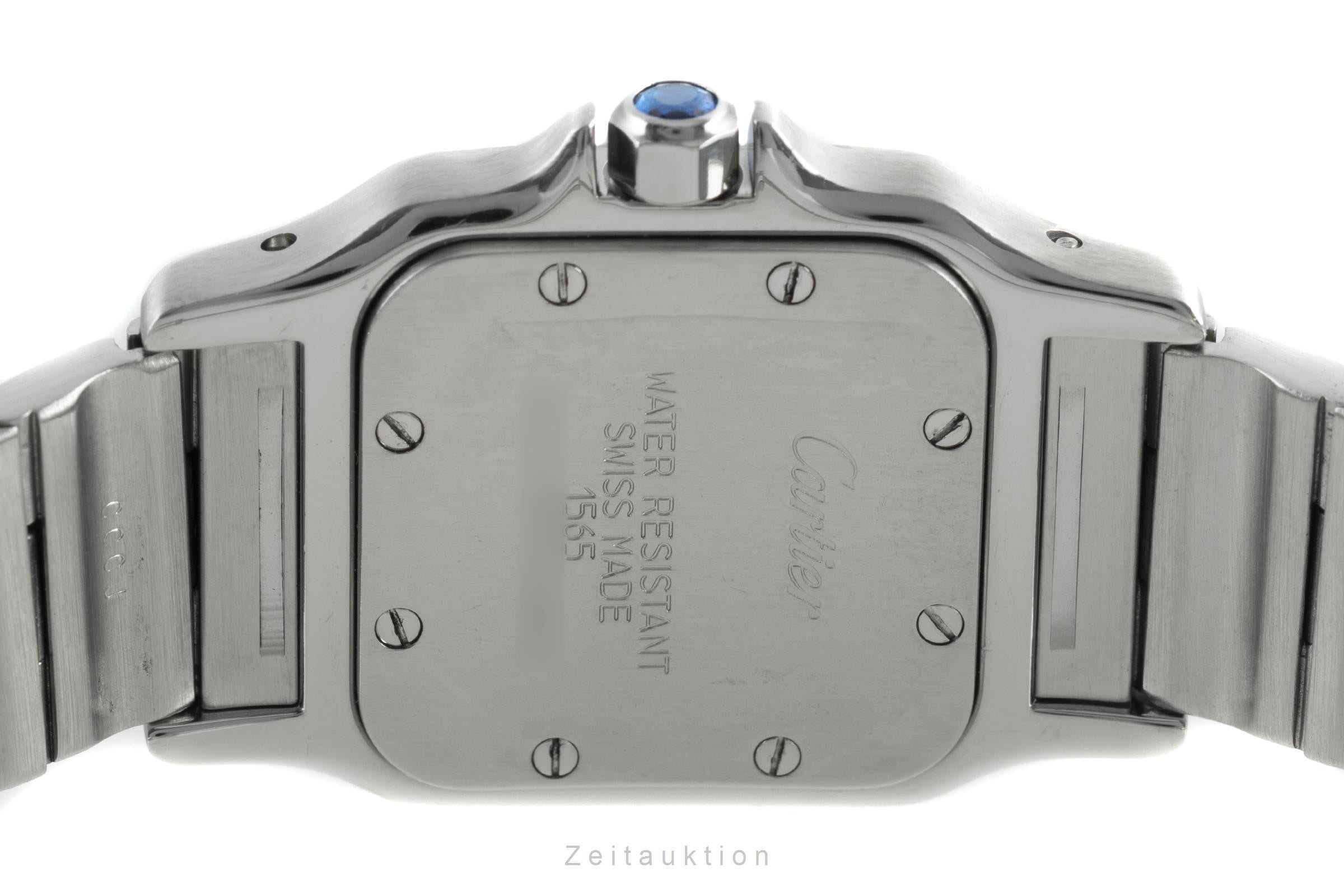 Cartier Santos acciaio quarzo orologio da donna 1565  [2110416]