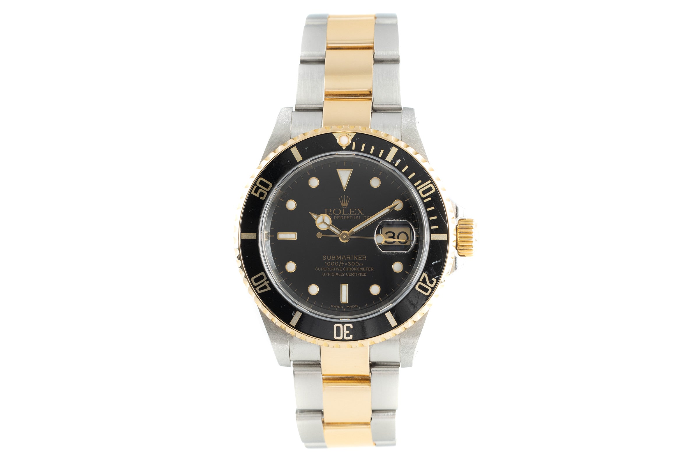Rolex Submariner acero / oro automático reloj para caballeros 16613  [2110431]