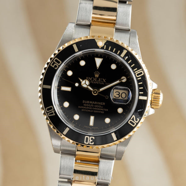 Rolex Submariner acero / oro automático reloj para caballeros 16613  [2110431]